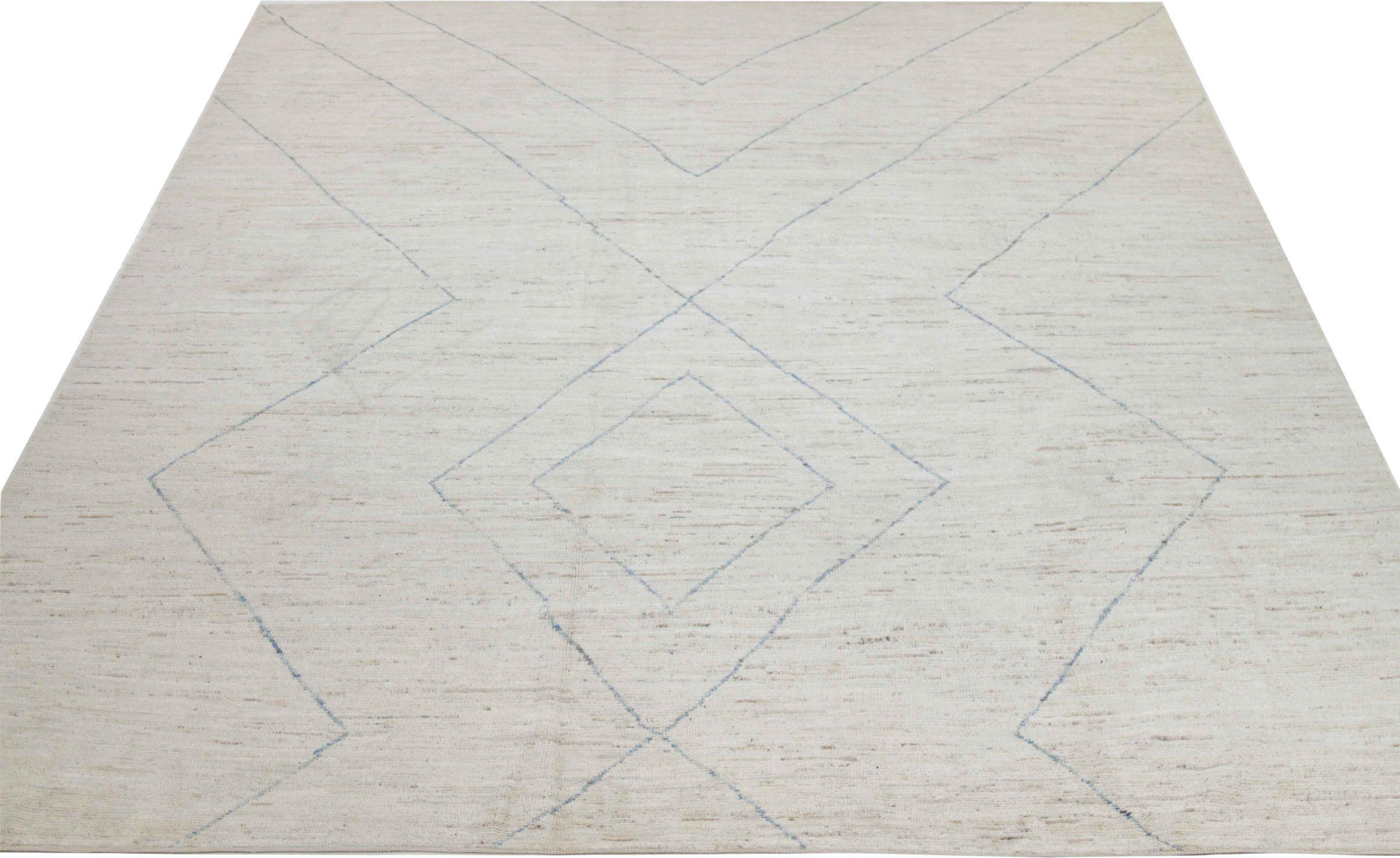 Discover the elegance of Afghanistan Moroccan featuring Area Rugs in Circa 1990. Designed with Wool and BlueIvory, this exclusive design is perfect for enhancing your space.