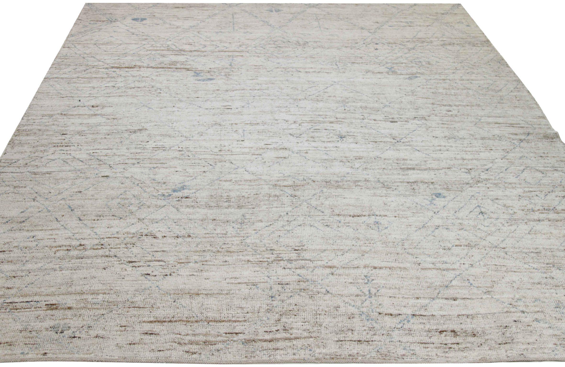 Discover the elegance of Afghanistan Moroccan featuring Area Rugs in Circa 1990. Designed with Wool and BlueIvory, this exclusive design is perfect for enhancing your space.