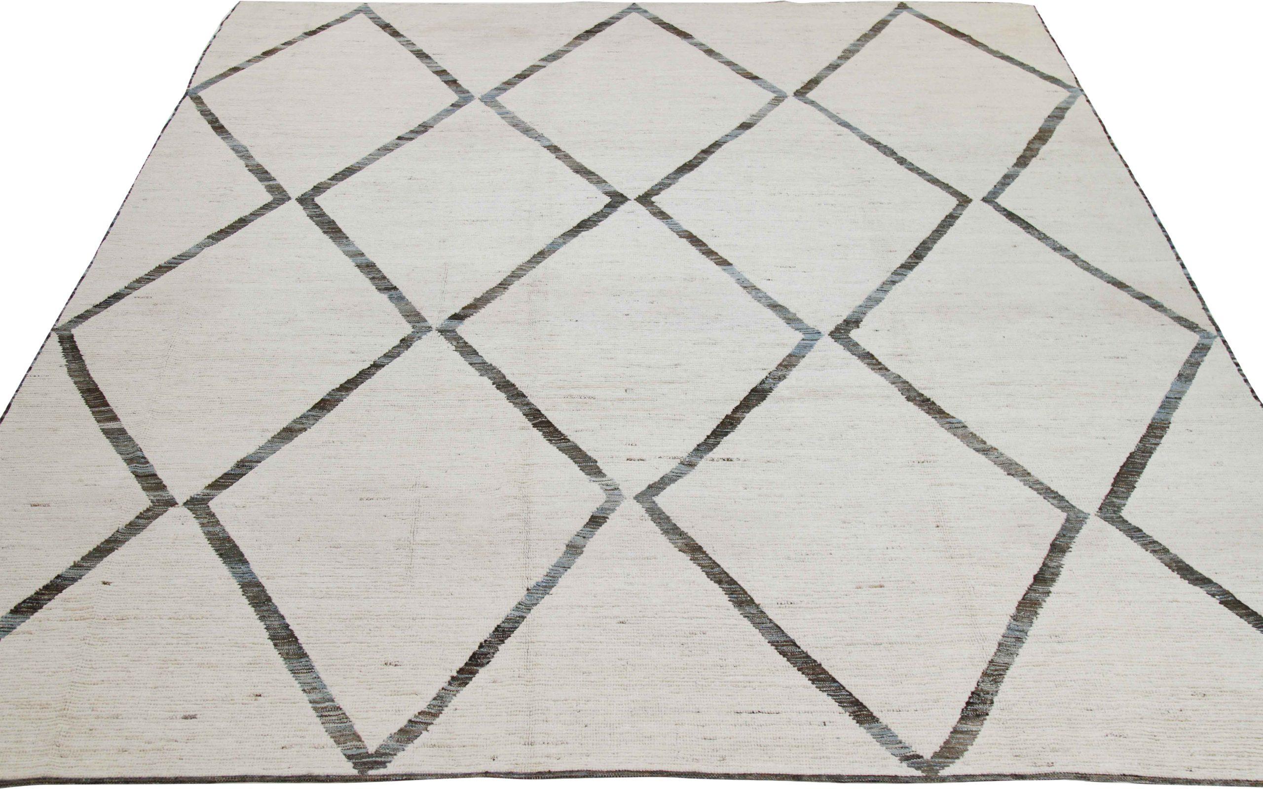 Discover the elegance of Afghanistan Moroccan featuring Area Rugs in Circa 1990. Designed with Wool and BrownIvory, this exclusive design is perfect for enhancing your space.