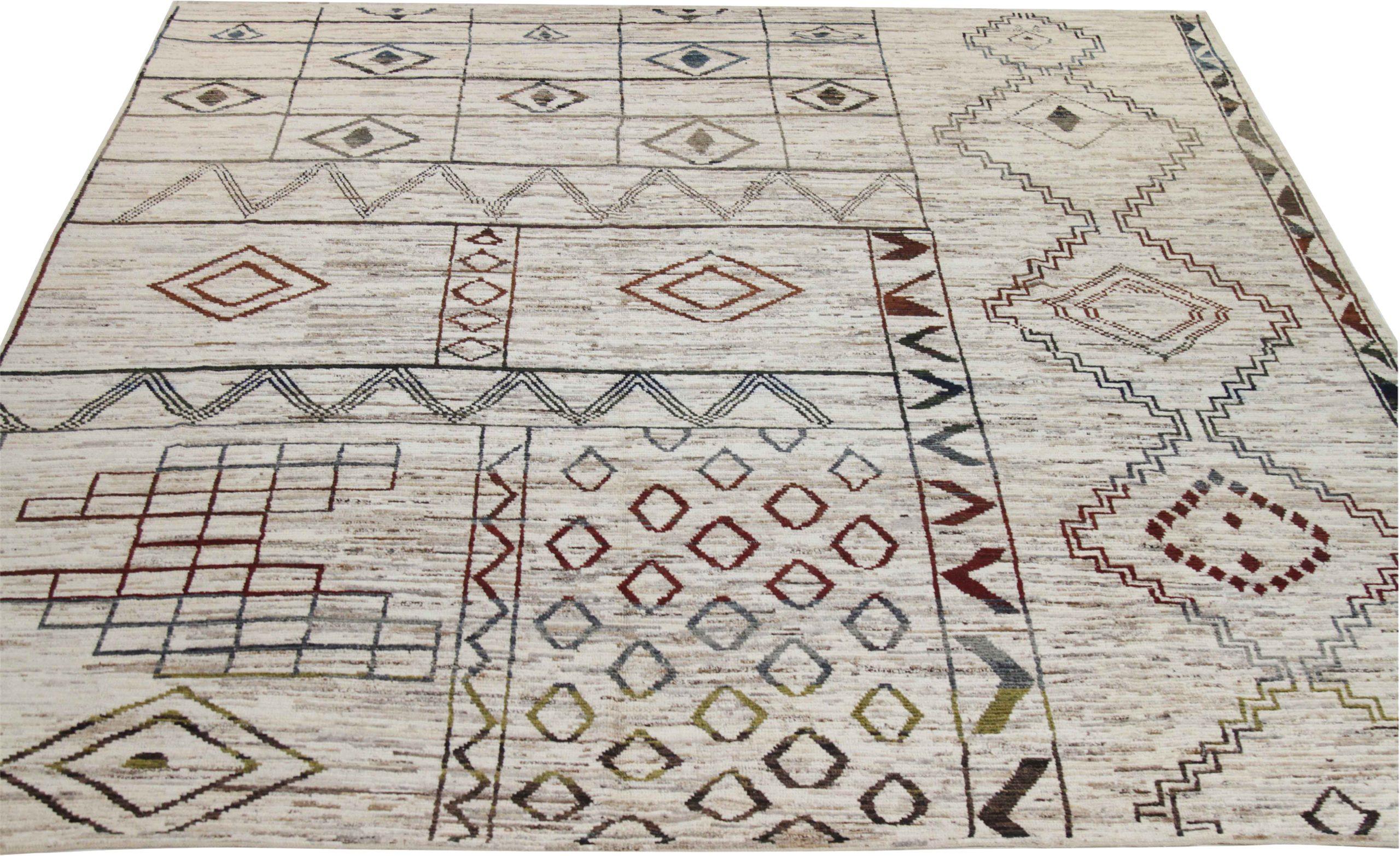 Discover the elegance of Afghanistan Moroccan featuring Area Rugs in Circa 1990. Designed with Wool and BrownIvory, this exclusive design is perfect for enhancing your space.