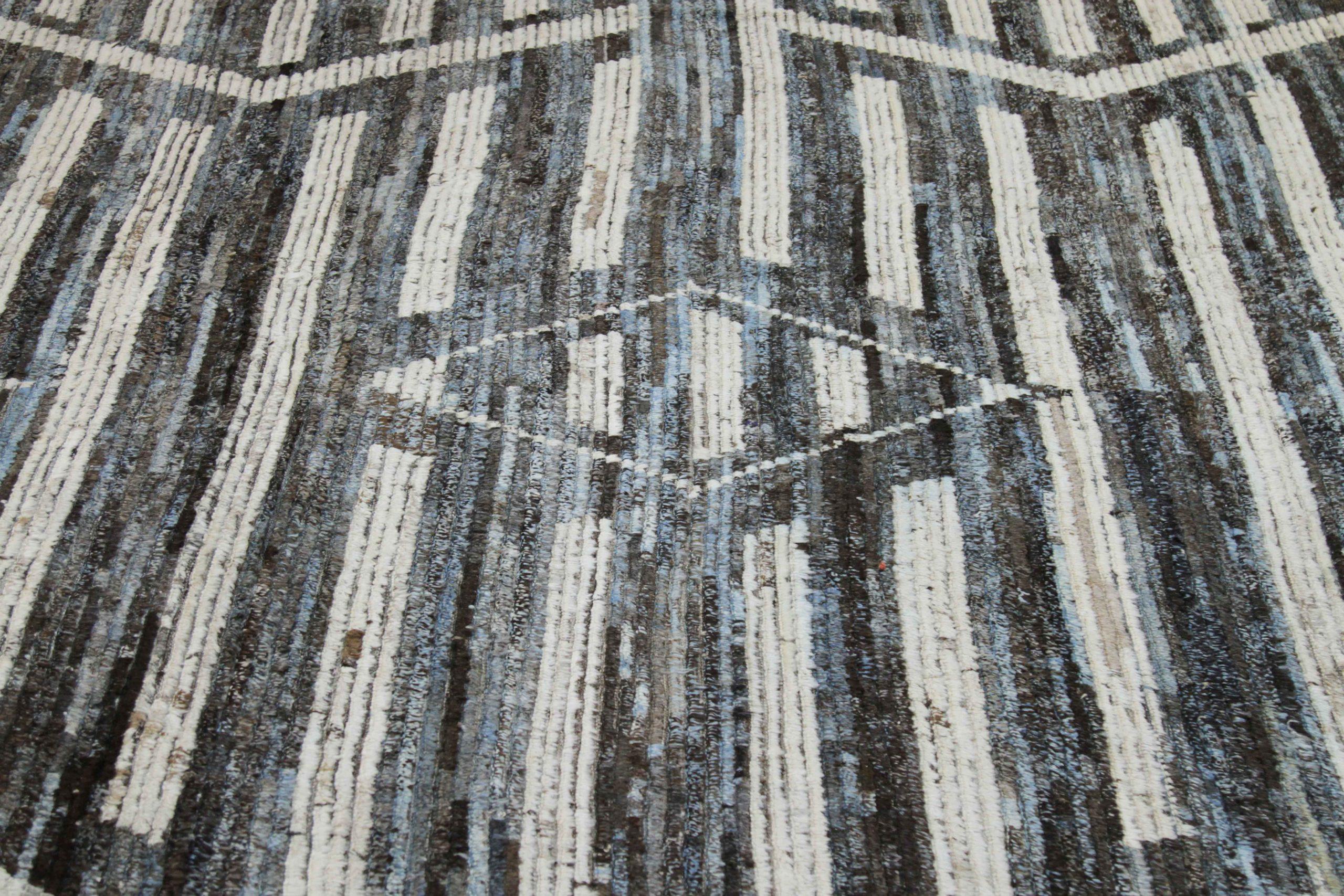 Afghano Tappeti marocchini Afghanistan Circa 1990 - Lana Marrone Avorio Design - 89833 in vendita