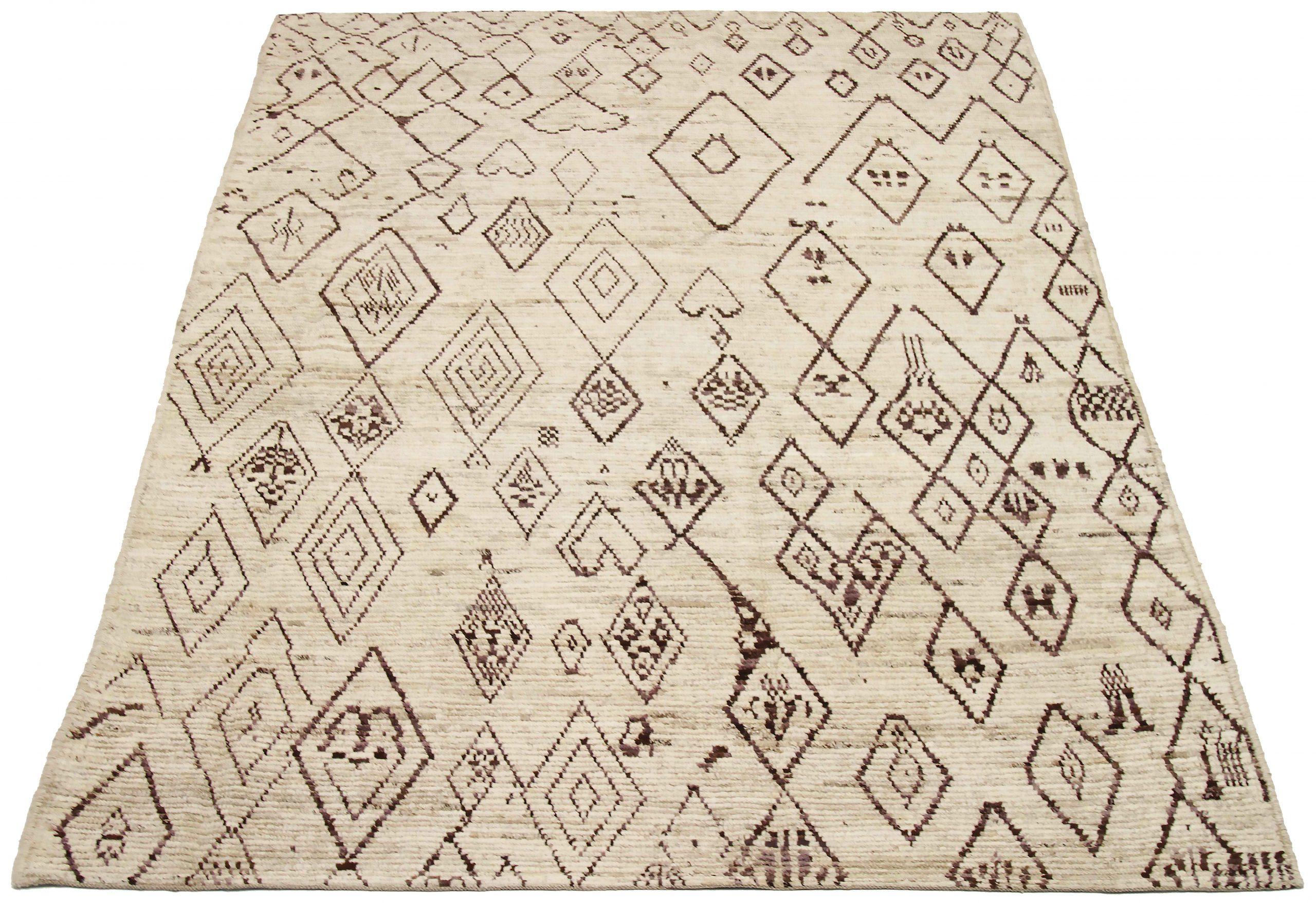 Discover the elegance of Afghanistan Moroccan featuring Area Rugs in Circa 1990. Designed with Wool and BrownIvory, this exclusive design is perfect for enhancing your space.