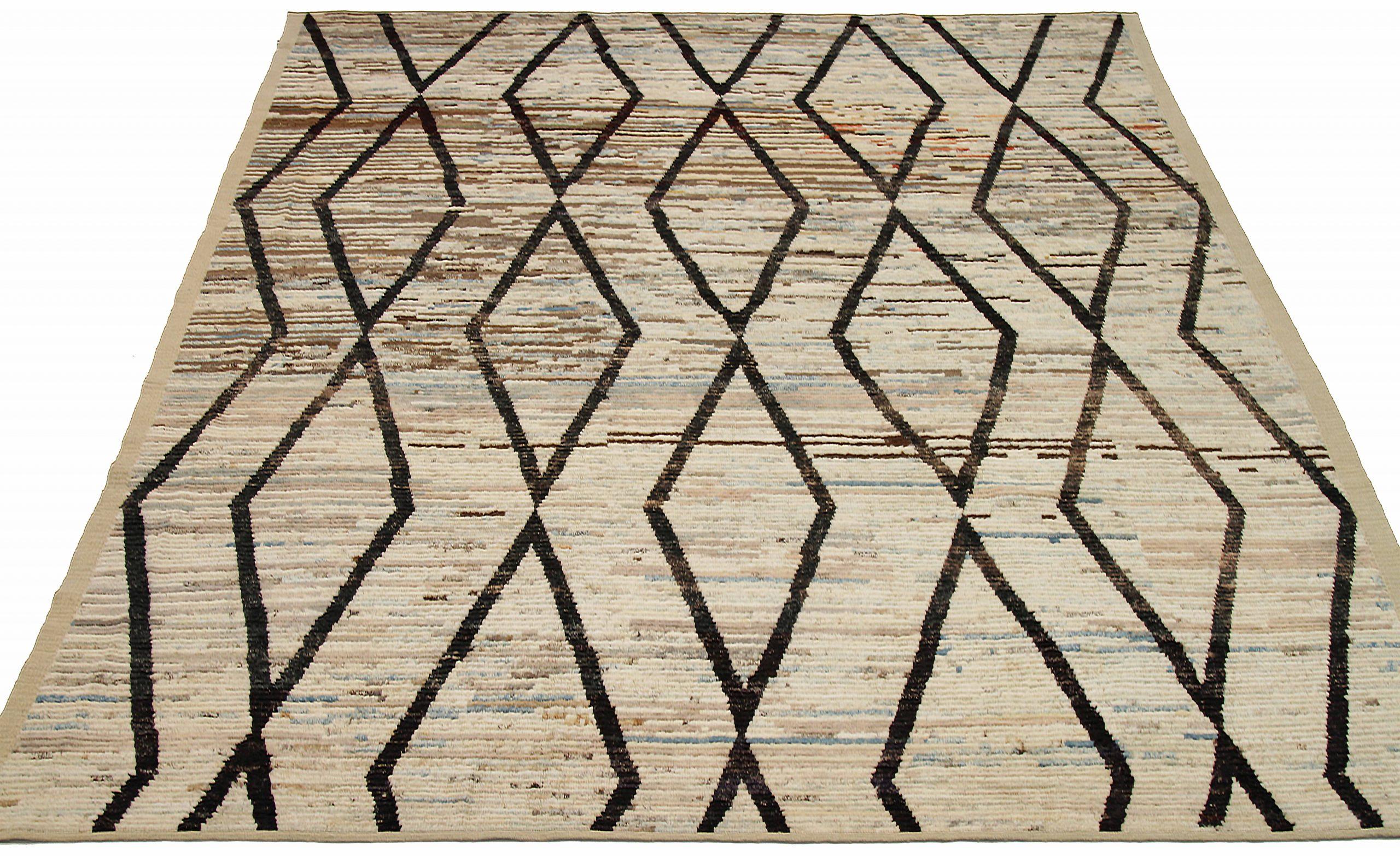 Discover the elegance of Afghanistan Moroccan featuring Area Rugs in Circa 1990. Designed with Wool and BrownIvory, this exclusive design is perfect for enhancing your space.