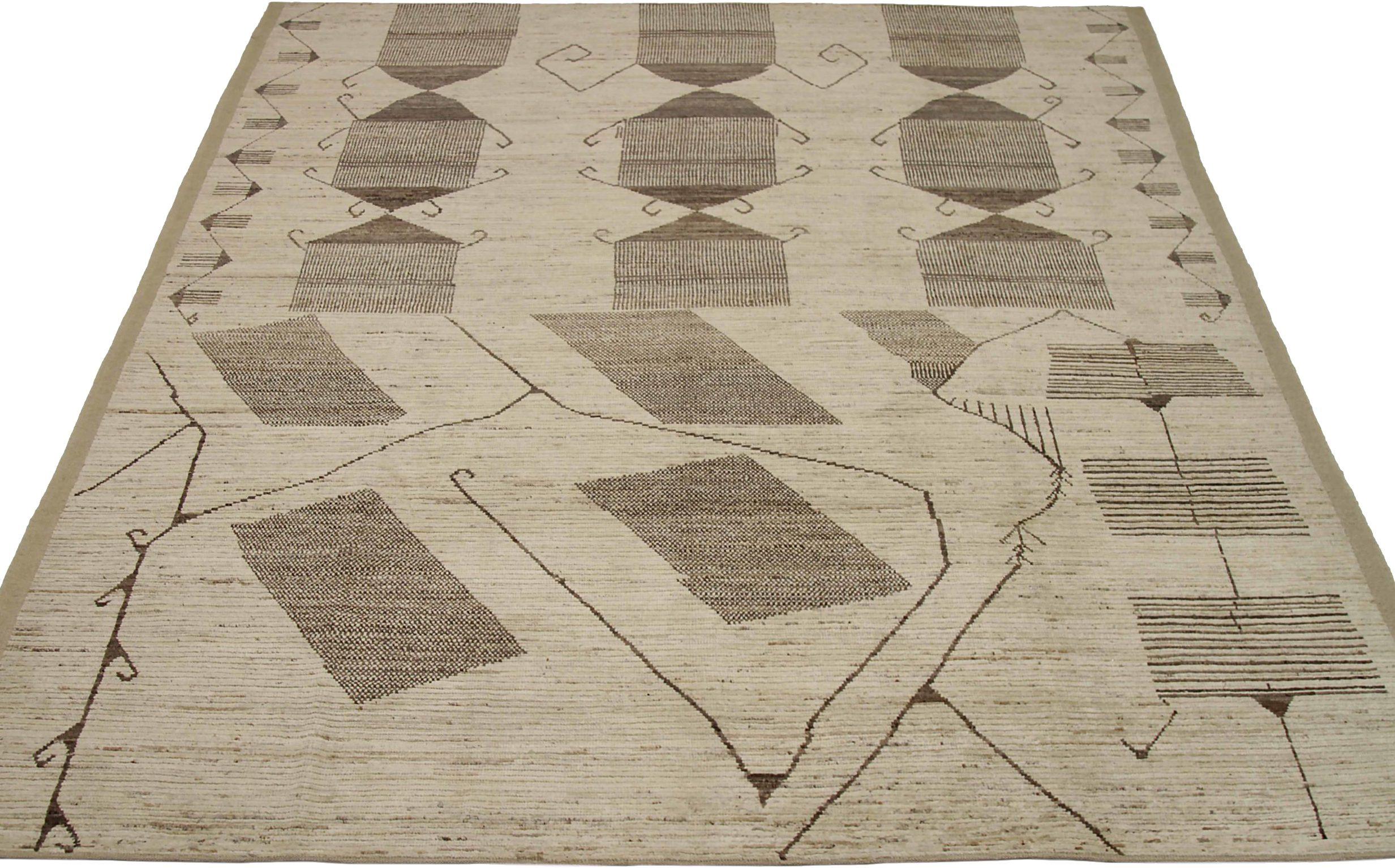Discover the elegance of Afghanistan Moroccan featuring Area Rugs in Circa 1990. Designed with Wool and BrownIvory, this exclusive design is perfect for enhancing your space.