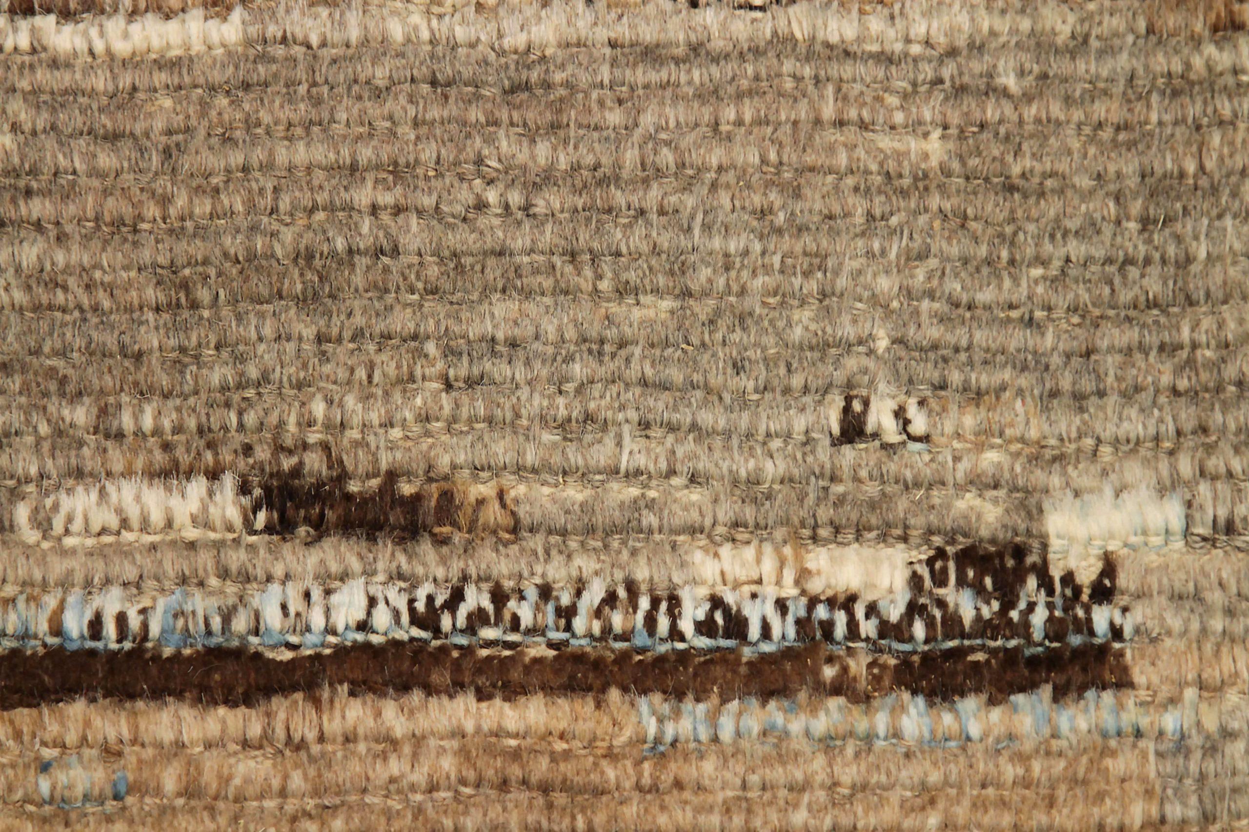 Afghanistan Marokkanische Teppiche Circa 1990 - Wolle Braun Elfenbein Design - 90512 (20. Jahrhundert) im Angebot