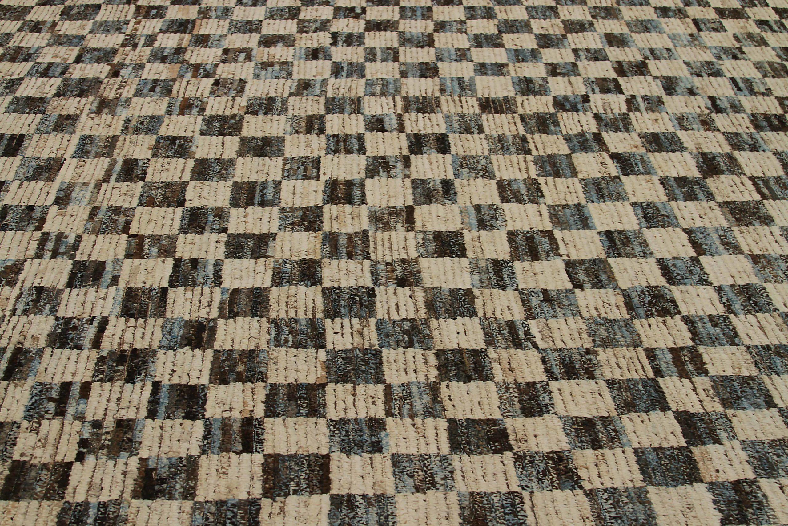 Afganistán Alfombras Marroquíes Circa 1990 - Lana Marrón Diseño Marfil - 90552 Afgano en venta
