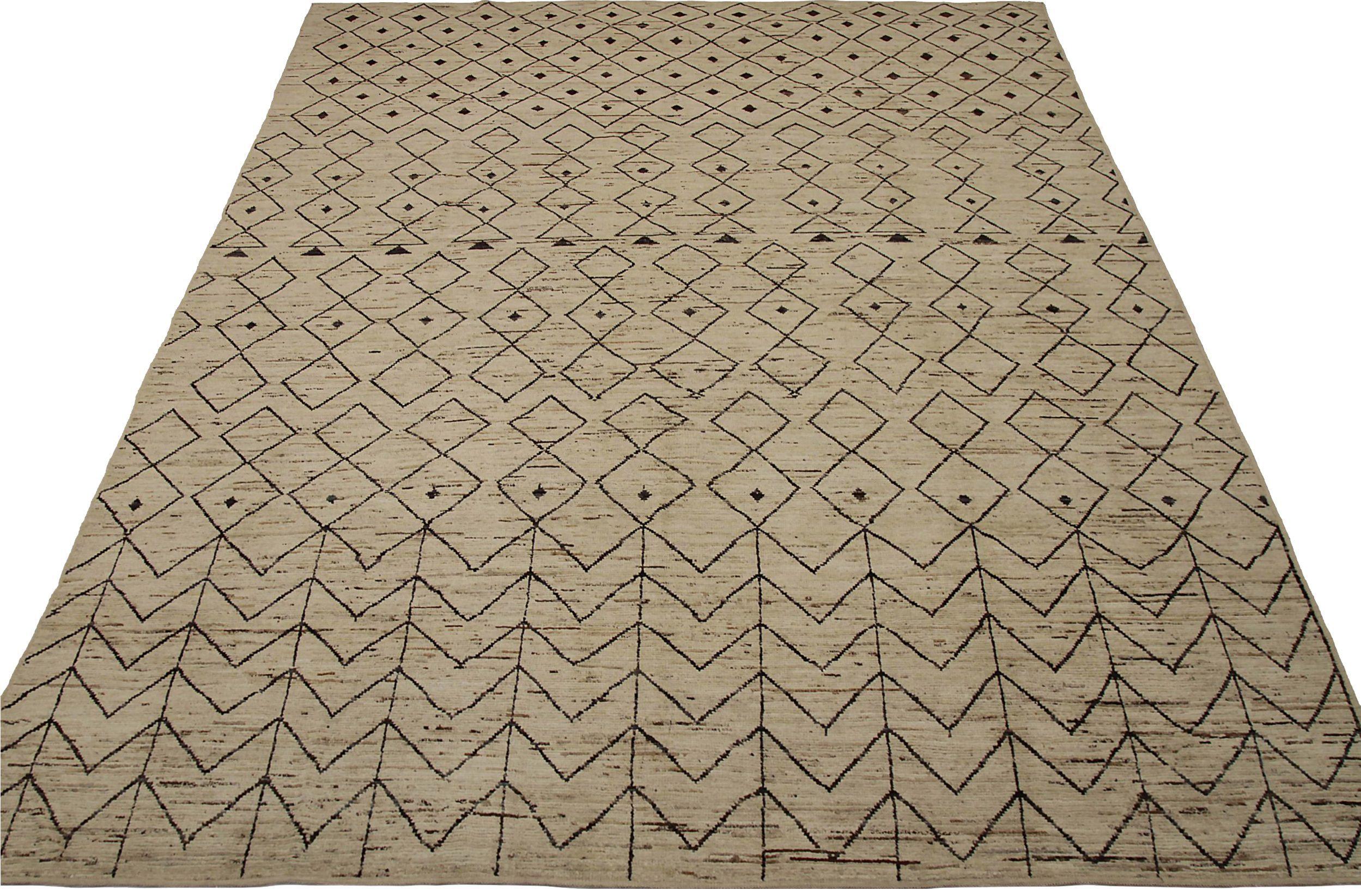 Discover the elegance of Afghanistan Moroccan featuring Area Rugs in Circa 1990. Designed with Wool and BrownIvory, this exclusive design is perfect for enhancing your space.