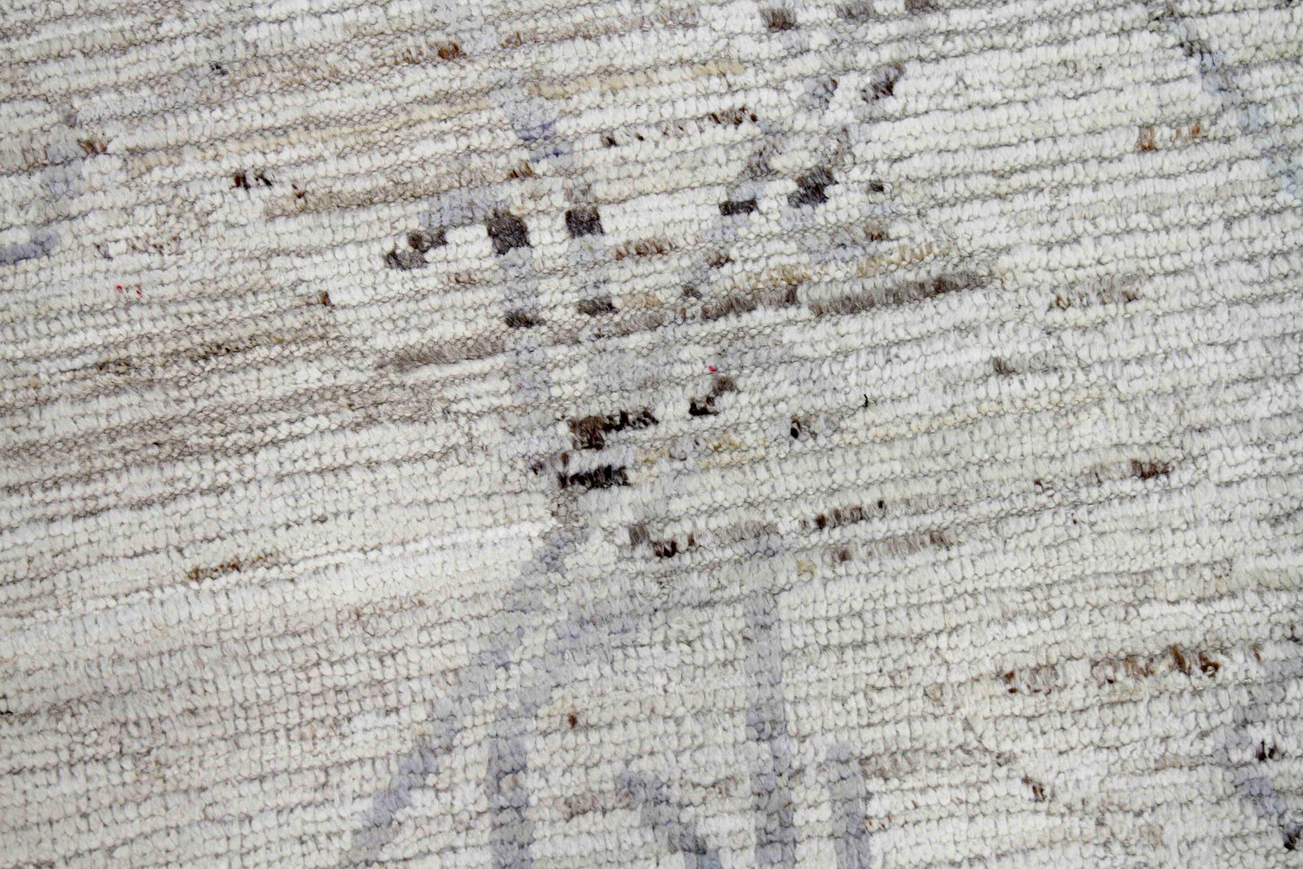 Laine Tapis marocains d'Afghanistan datant d'environ 1990, motif ivoire en laine - 89896 en vente
