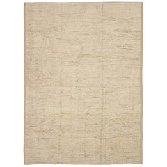 Tapis marocains d'Afghanistan datant d'environ 1990, motif ivoire en laine - 92236