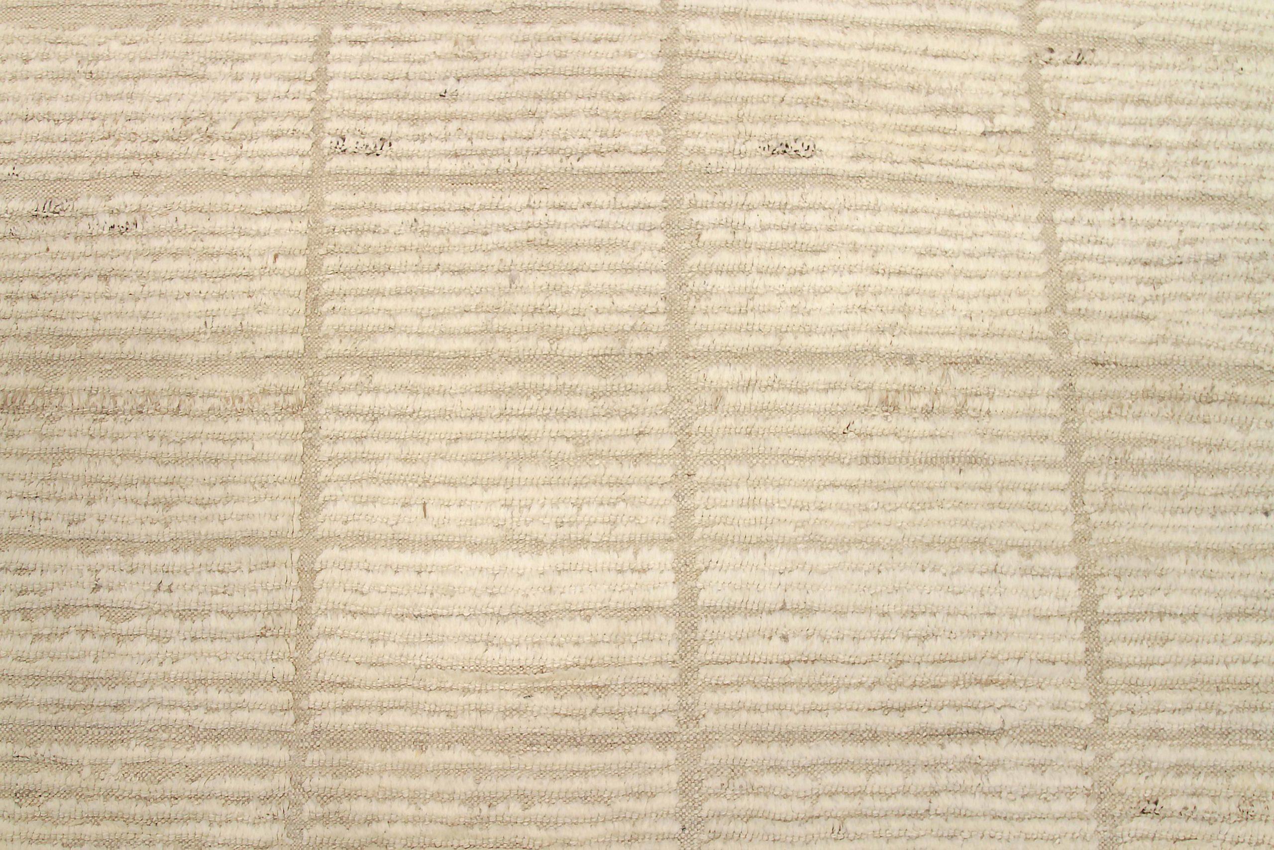20ième siècle Tapis marocains d'Afghanistan datant d'environ 1990, motif ivoire en laine - 92254 en vente