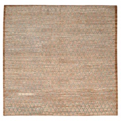 Tappeti Afghanistan Moroccan Area Rugs - Lana Blue Brown Design - 96378