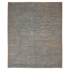 Tappeti Afghanistan Moroccan Area Rugs - Lana Blue Brown Design - 96398