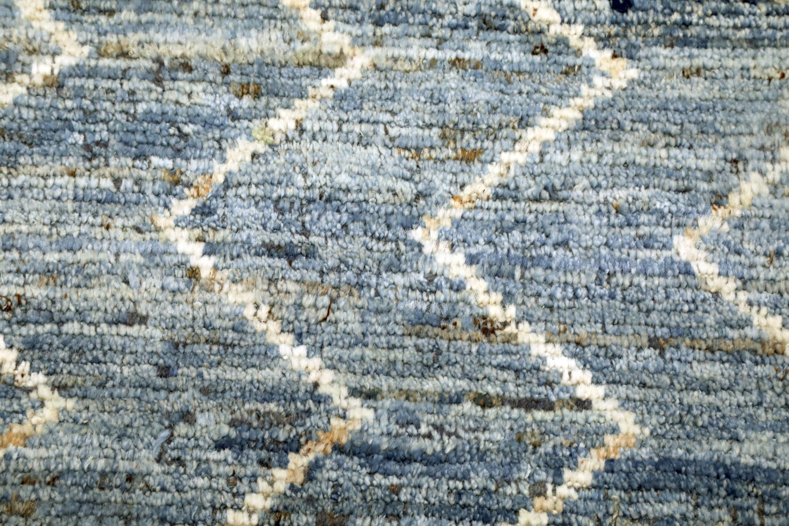 Afganistán Alfombras Marroquíes - Lana Diseño Azul - 96486 en Excelente estado para la venta en Dallas, TX