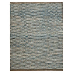 Tappeti Afghanistan Moroccan Area Rugs - Lana Blu Avorio Design - 96413