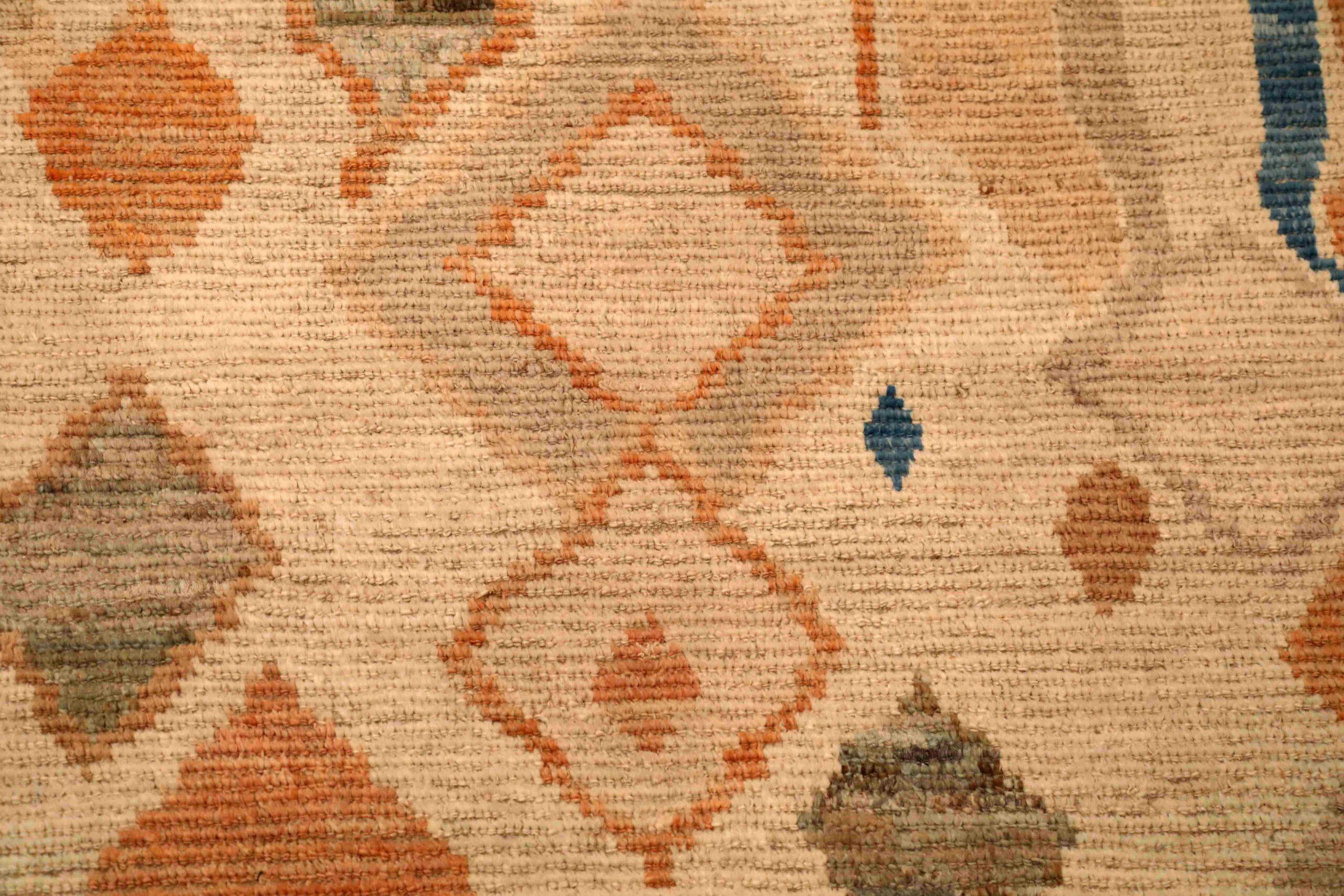 Afganistán Alfombras Marroquíes - Lana Azul Marfil Naranja - 96417 Afgano en venta