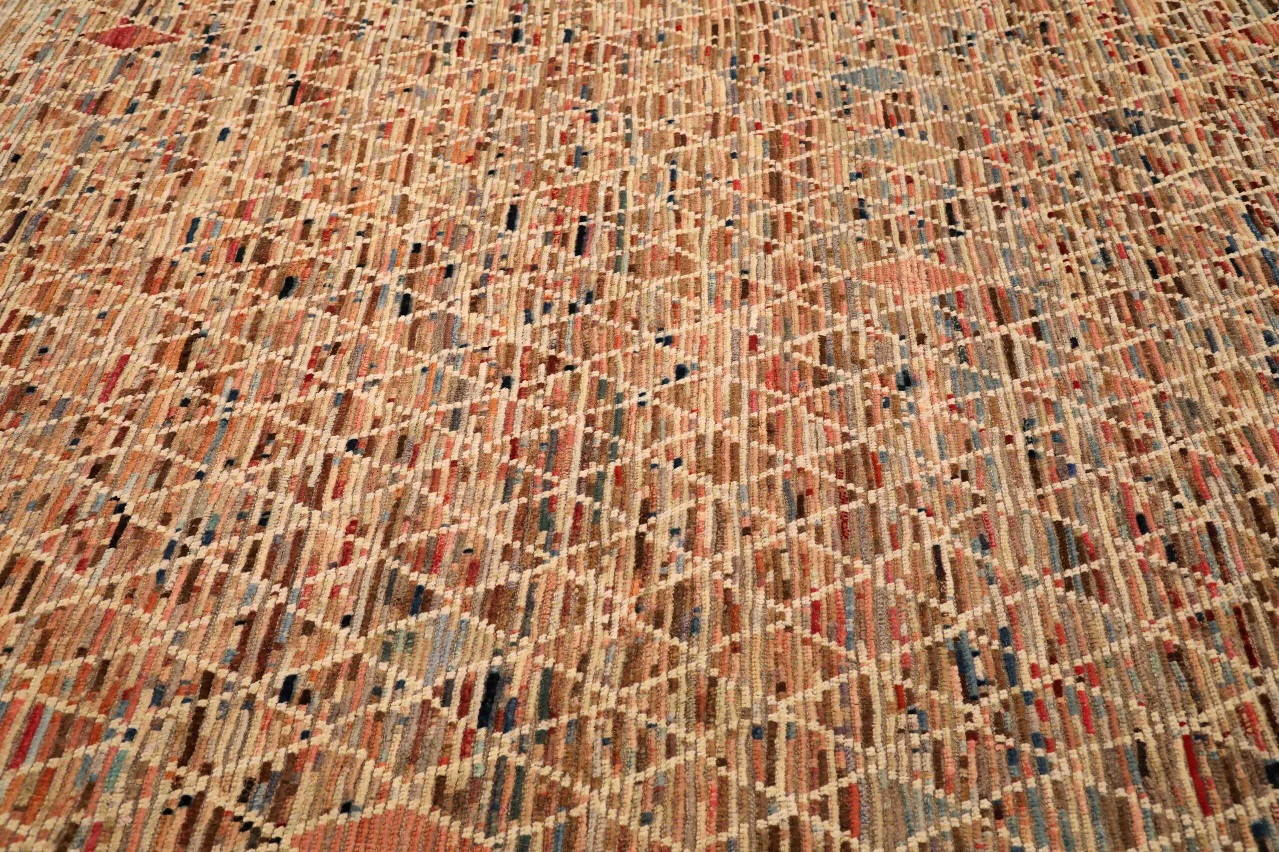 Tappeti Afghanistan Moroccan Area Rugs - Lana Blu Avorio Rosa Rosso - 96431 In condizioni ottime in vendita a Dallas, TX