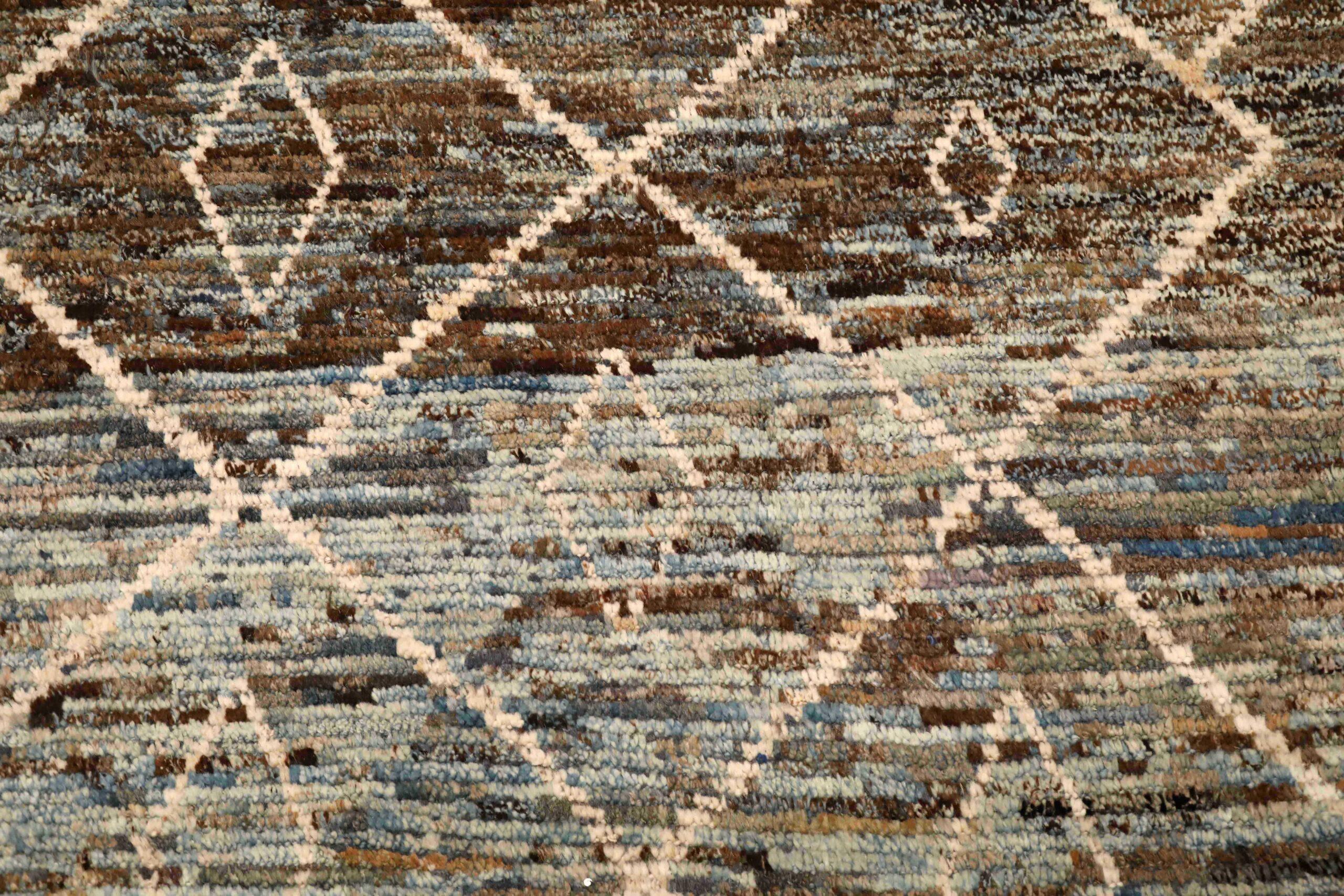 Afganistán Alfombras Marroquíes - Lana Diseño Marrón - 96419 Afgano en venta