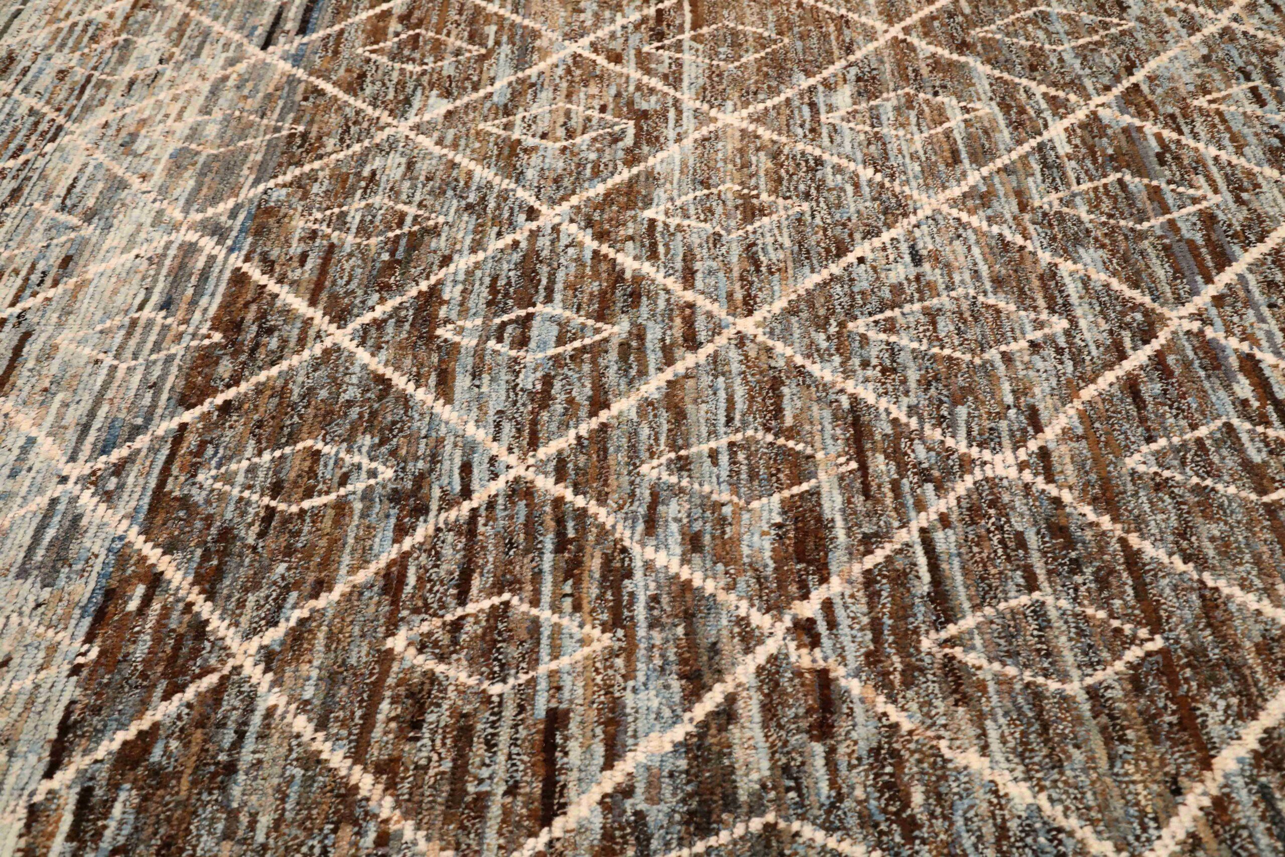 Afganistán Alfombras Marroquíes - Lana Diseño Marrón - 96419 en Excelente estado para la venta en Dallas, TX