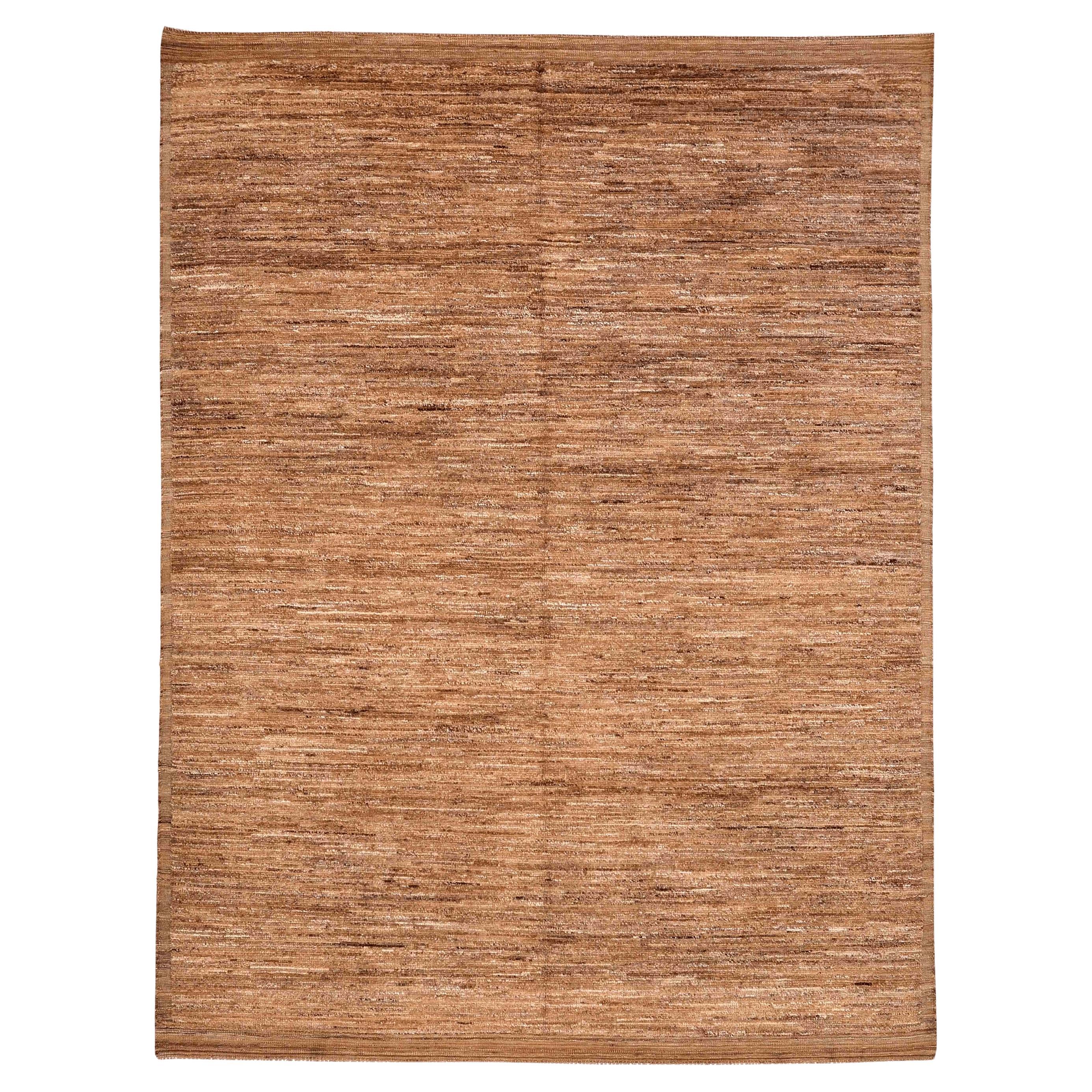 Tappeti Afghanistan Moroccan Area Rugs - Wool Brown Design - 96438