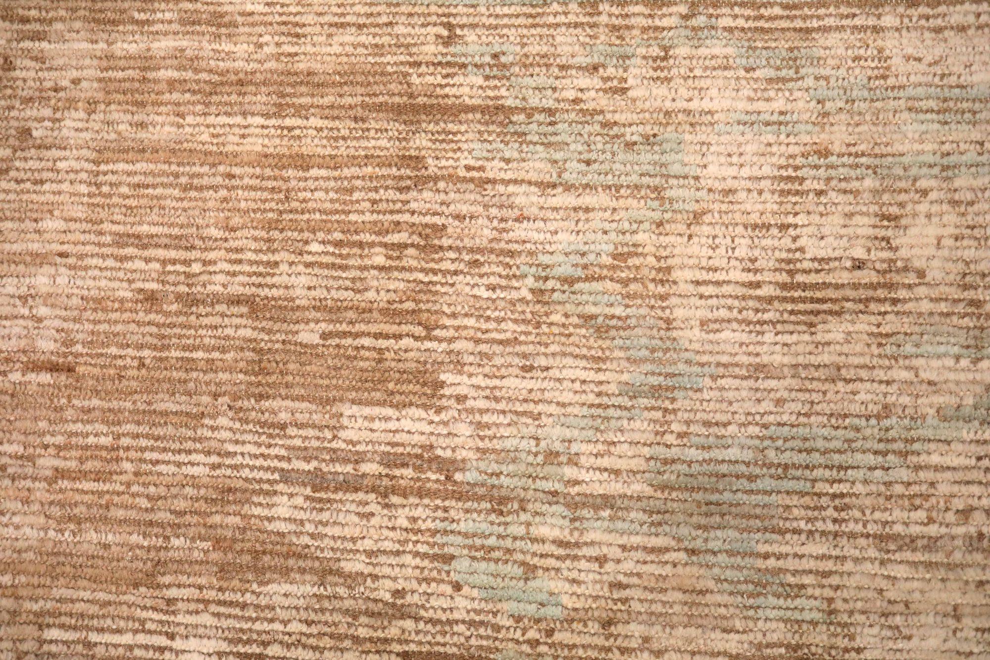 Afghanistan Marokkanische Teppiche - Wolle Braun Elfenbein Design - 93592 (Stammeskunst) im Angebot
