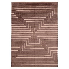 Tappeti Afghanistan Moroccan Area Rugs - Lana Marrone Avorio Terracotta - 96463