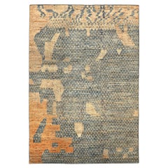 Tappeti Afghanistan Moroccan Area Rugs - Lana Grigio Avorio Arancione - 93590