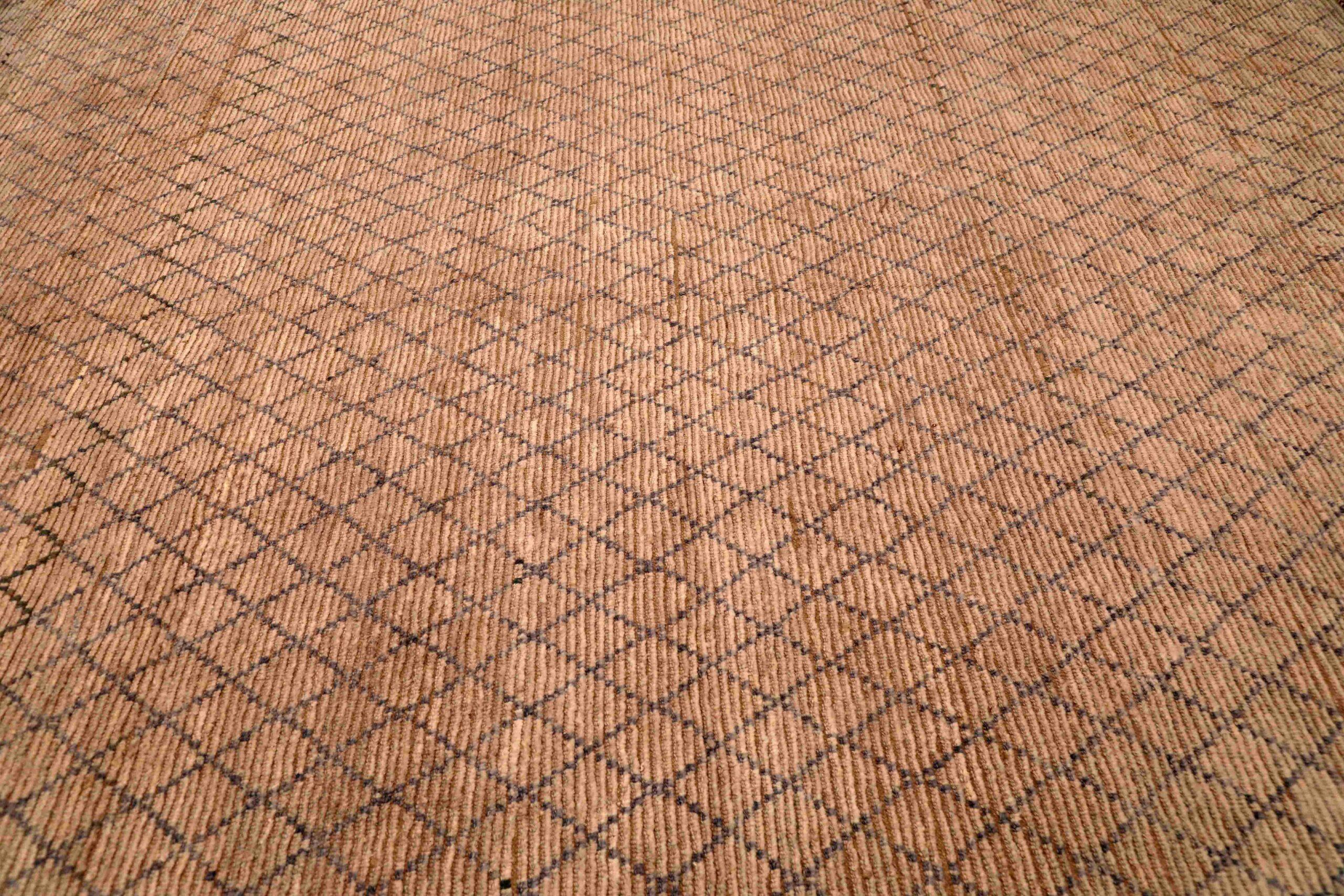 Afganistán Alfombras Marroquíes - Lana Gris Marfil Topo - 96395 en Excelente estado para la venta en Dallas, TX