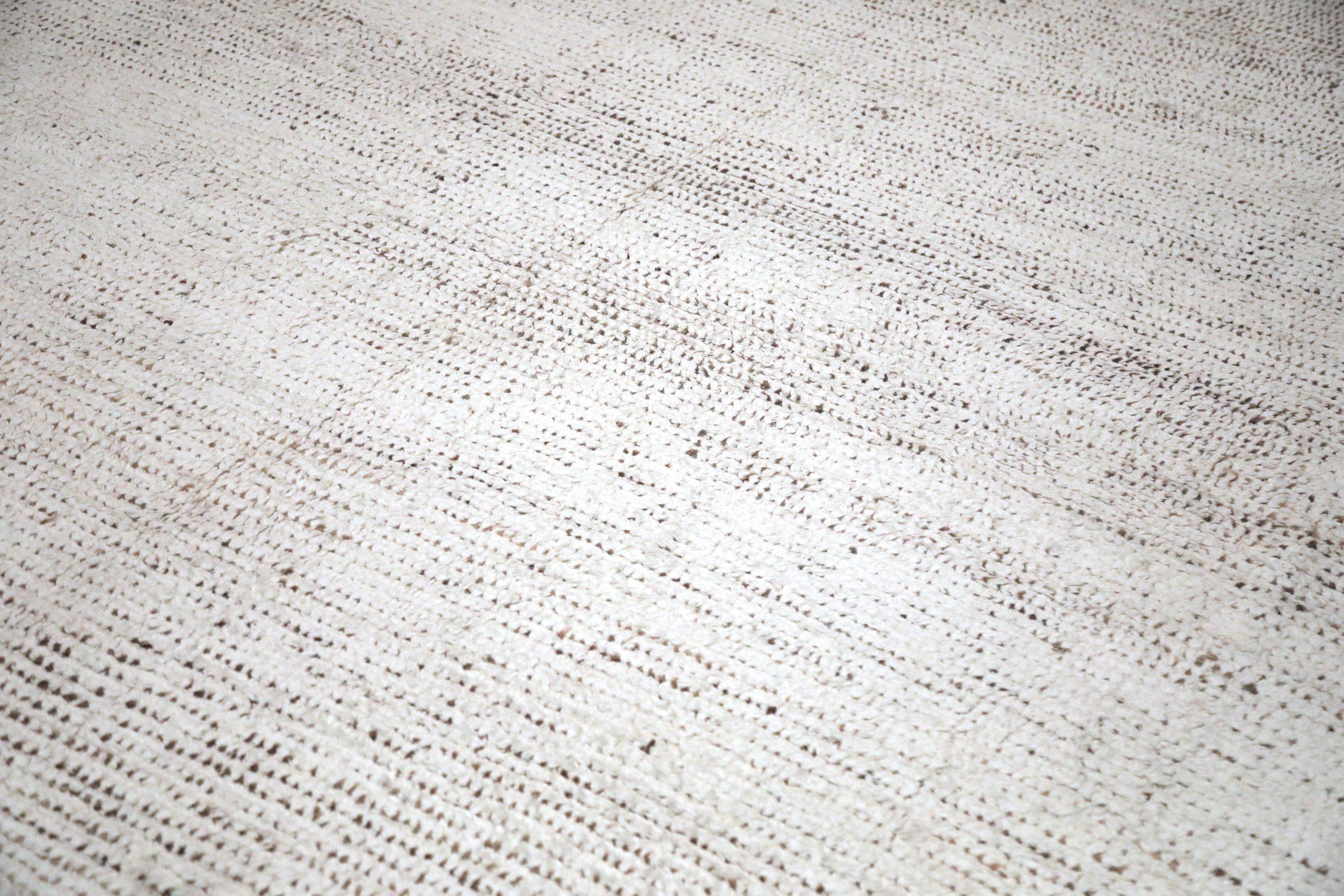 Tribale Tappeti Afghanistan Moroccan Area Rugs - Wool Ivory Design - 93653 in vendita