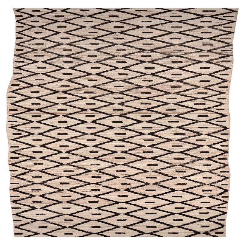 Marokkanische Teppiche aus Afghanistan - Wolle in elfenbeinfarbenem Design - 96368