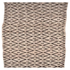 Afghanistan Moroccan Area Rugs - Wool Ivory Design - 96368