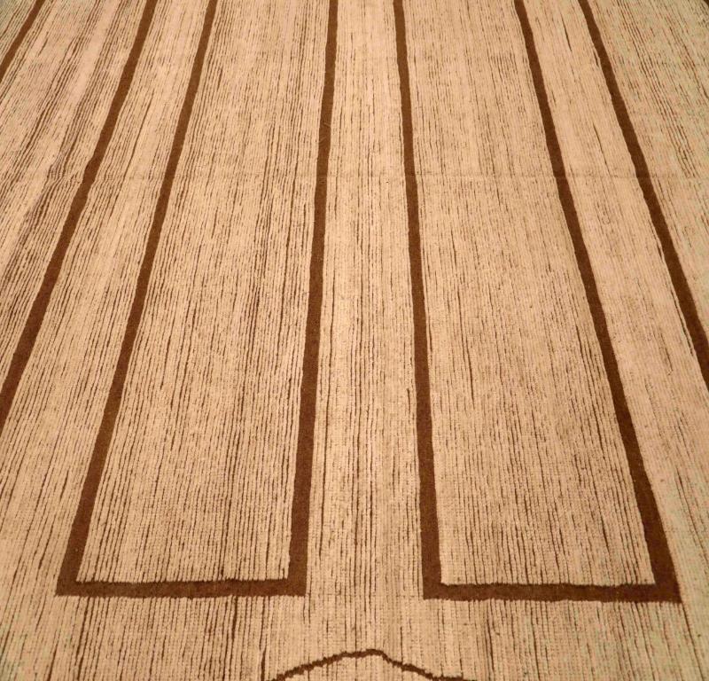 Marokkanische Teppiche aus Afghanistan - Wolle in elfenbeinfarbenem Design - 96379 (Stammeskunst) im Angebot