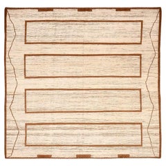 Tappeti Afghanistan Moroccan Area Rugs - Wool Ivory Design - 96379