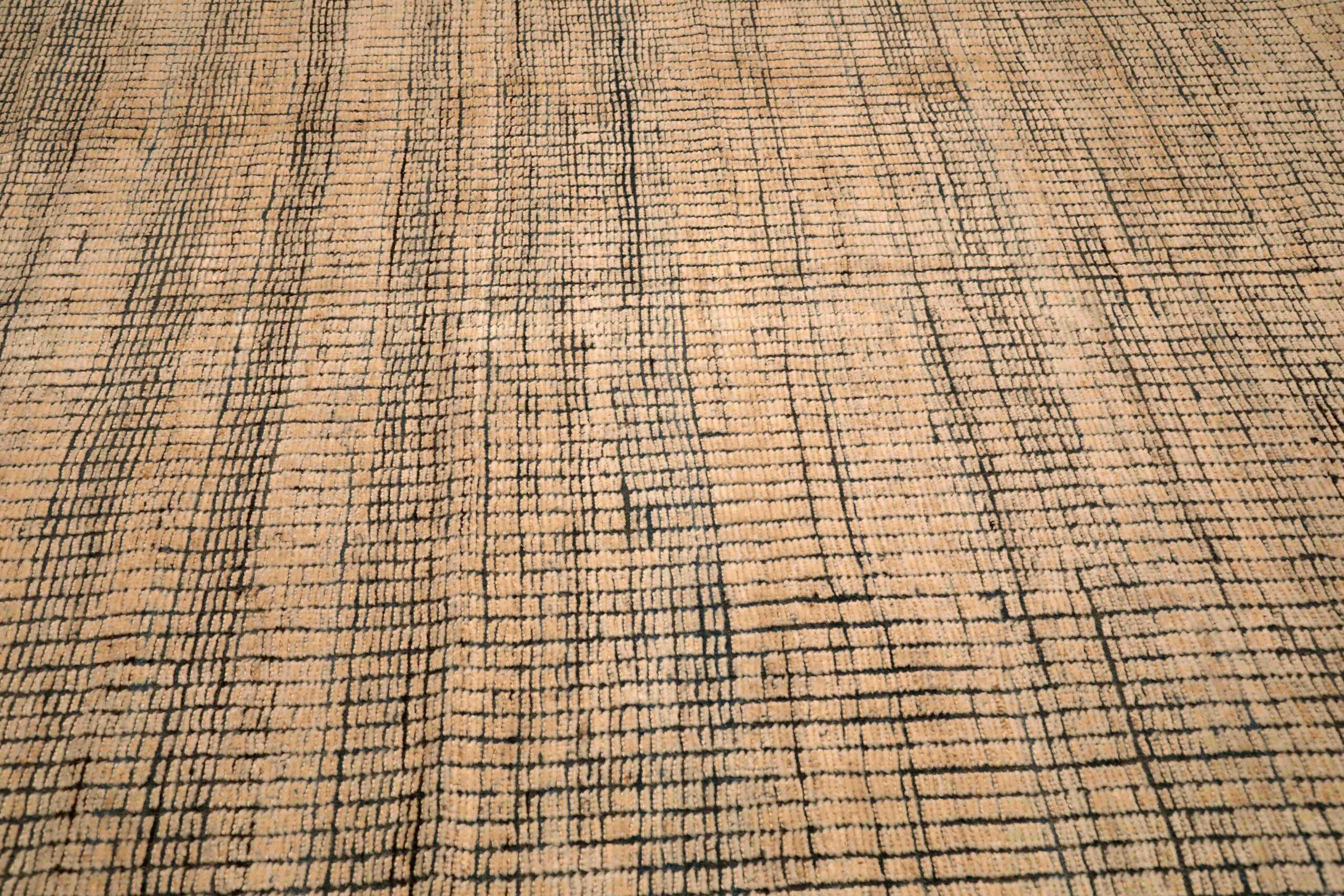 Tappeti Afghanistan Moroccan Area Rugs - Wool Ivory Design - 96427 In condizioni ottime in vendita a Dallas, TX