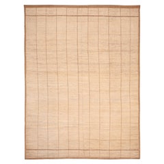 Marokkanische Teppiche aus Afghanistan - Wolle in elfenbeinfarbenem Design - 96482