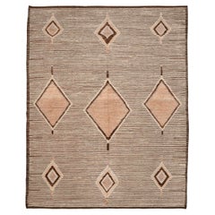 Tappeti Afghanistan Moroccan Area Rugs - Lana Avorio Taupe Design - 96433
