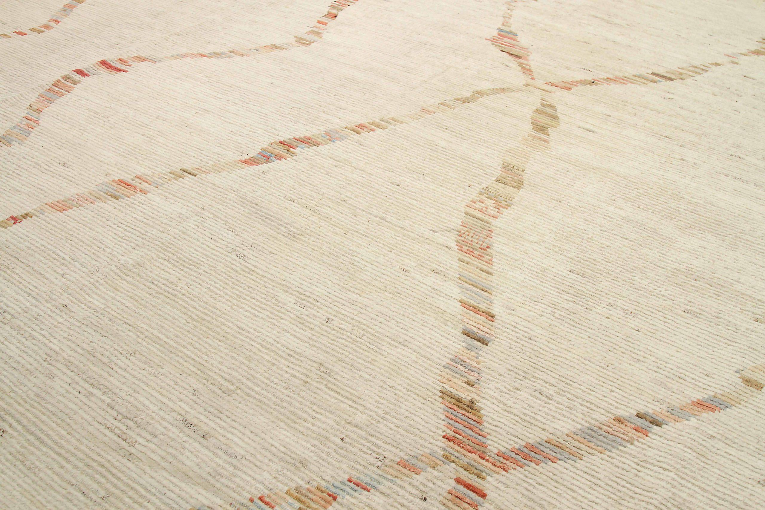 Tribal Afghanistan Tapis Marocain Circa 1990 - Laine Brown Design/One - 92160 en vente