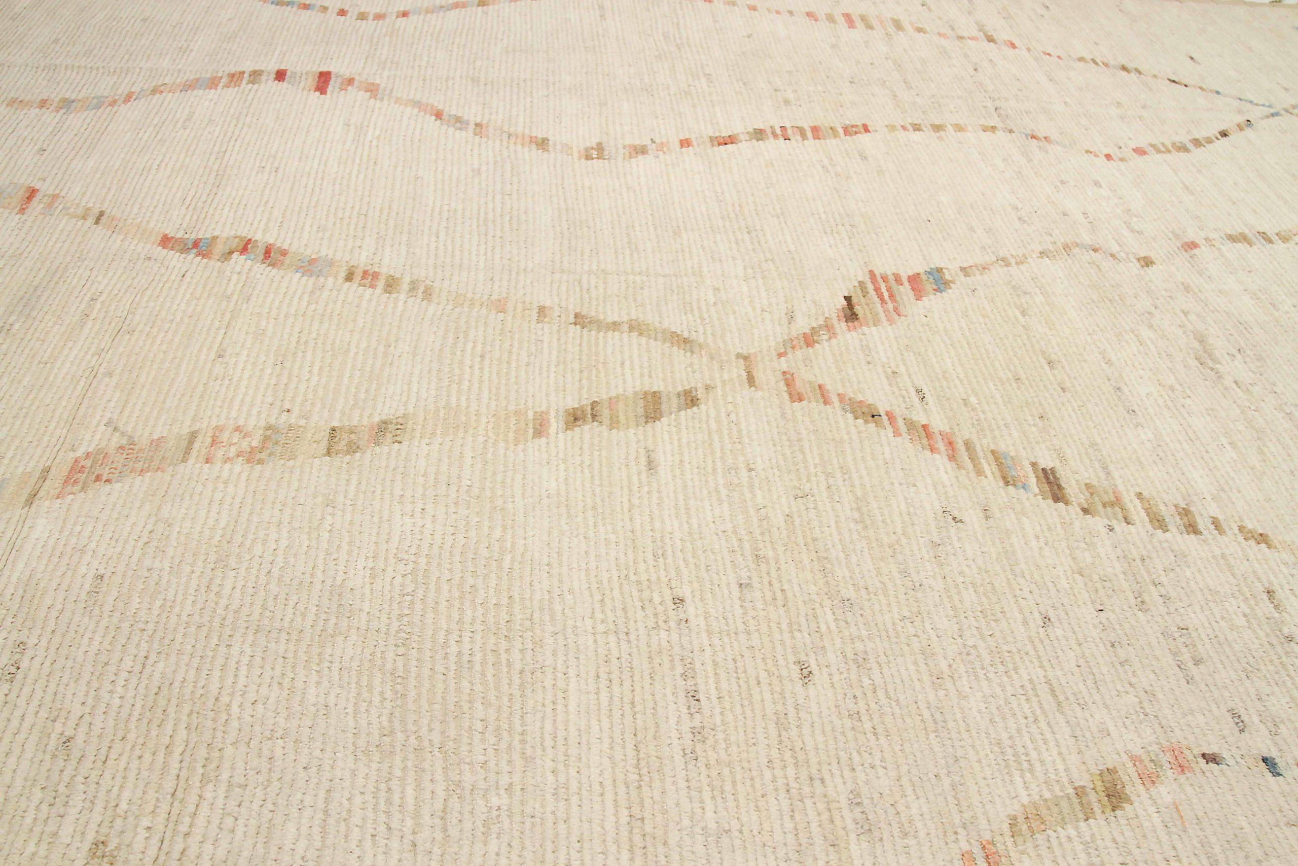 Afghanistan Tapis Marocain Circa 1990 - Laine Brown Design/One - 92160 Excellent état - En vente à Dallas, TX