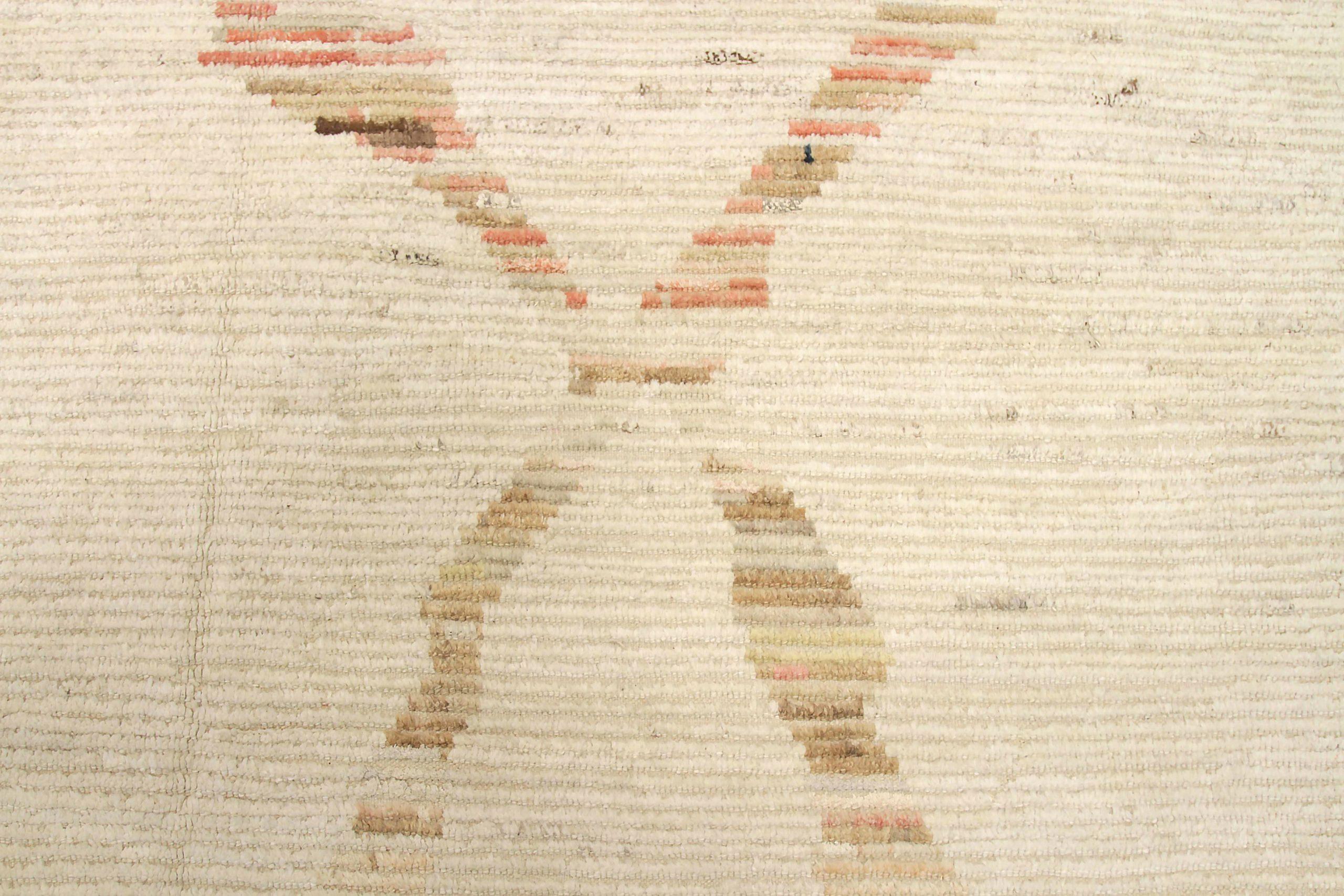 20ième siècle Afghanistan Tapis Marocain Circa 1990 - Laine Brown Design/One - 92160 en vente