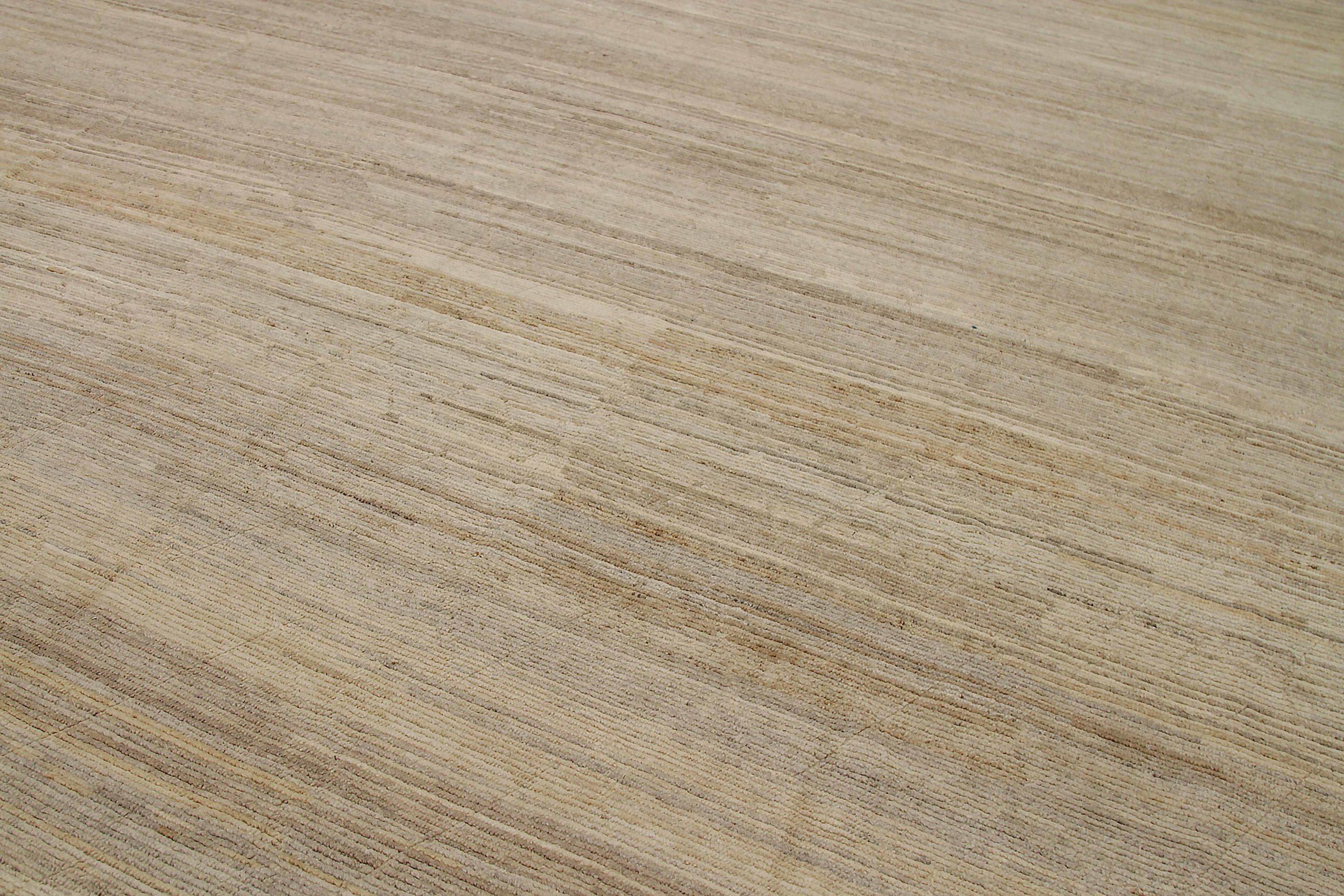Afghanistan Marokkanischer Over Size Teppich CIRCA 1990 - Wolle Braun Taupe Design - 92204 (Afghanisch) im Angebot
