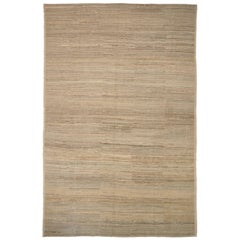 Tappeto marocchino dell'Afghanistan di dimensioni eccessive, circa 1990 - Disegno in lana marrone e taupe - 92204