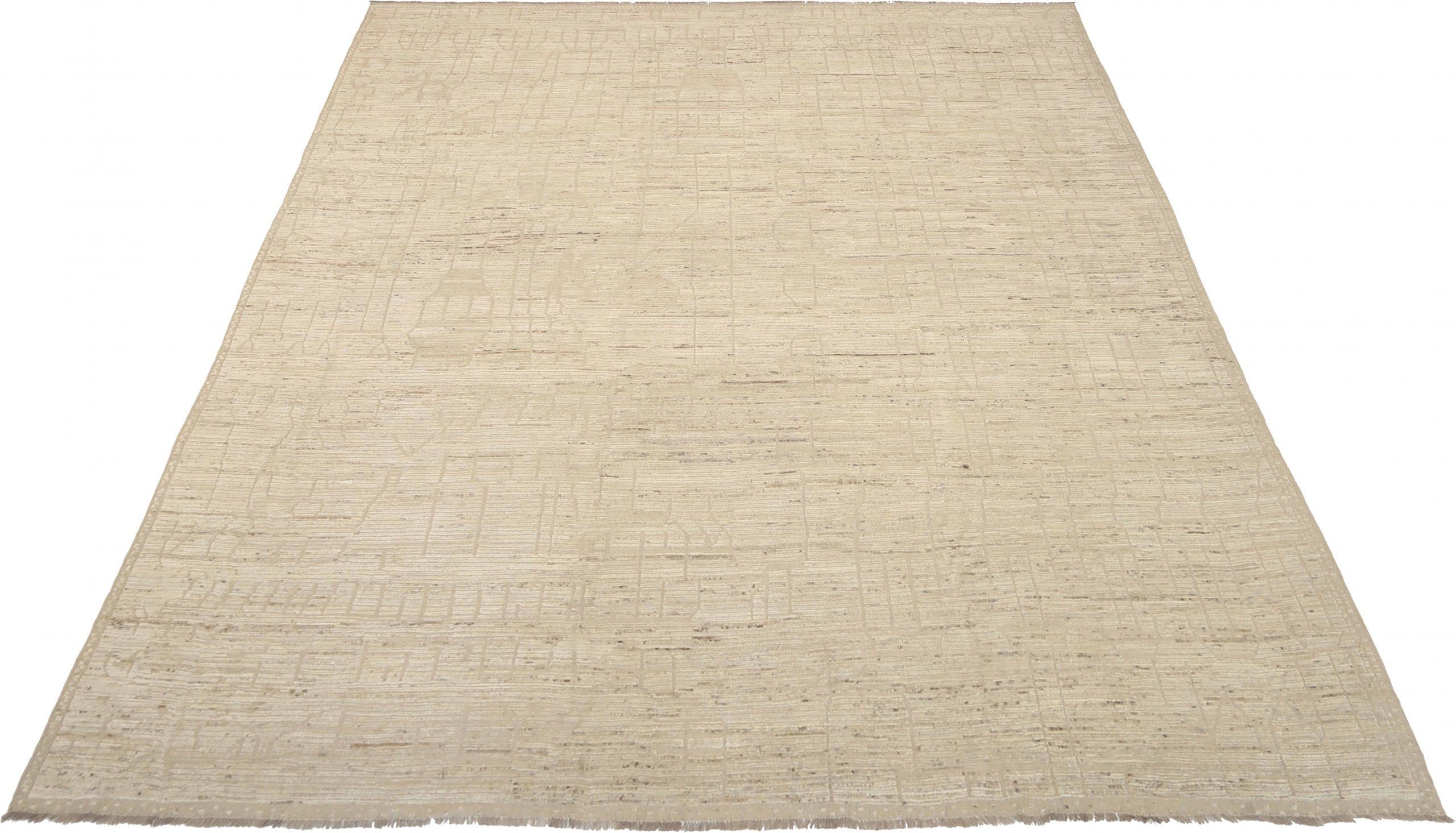 Entdecken Sie die Eleganz des marokkanischen Afghanistans mit dem Over-Size-Teppich von CIRCA 1990. Dieses exklusive Design aus Wolle und Elfenbein ist perfekt, um Ihren Raum zu verschönern.