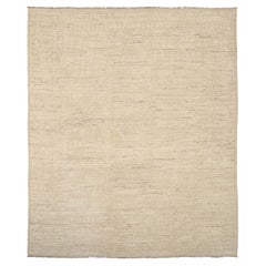 Marokkanischer Over Size-Teppich aus Afghanistan, um 1990, elfenbeinfarbenes Design aus Wolle, 92263