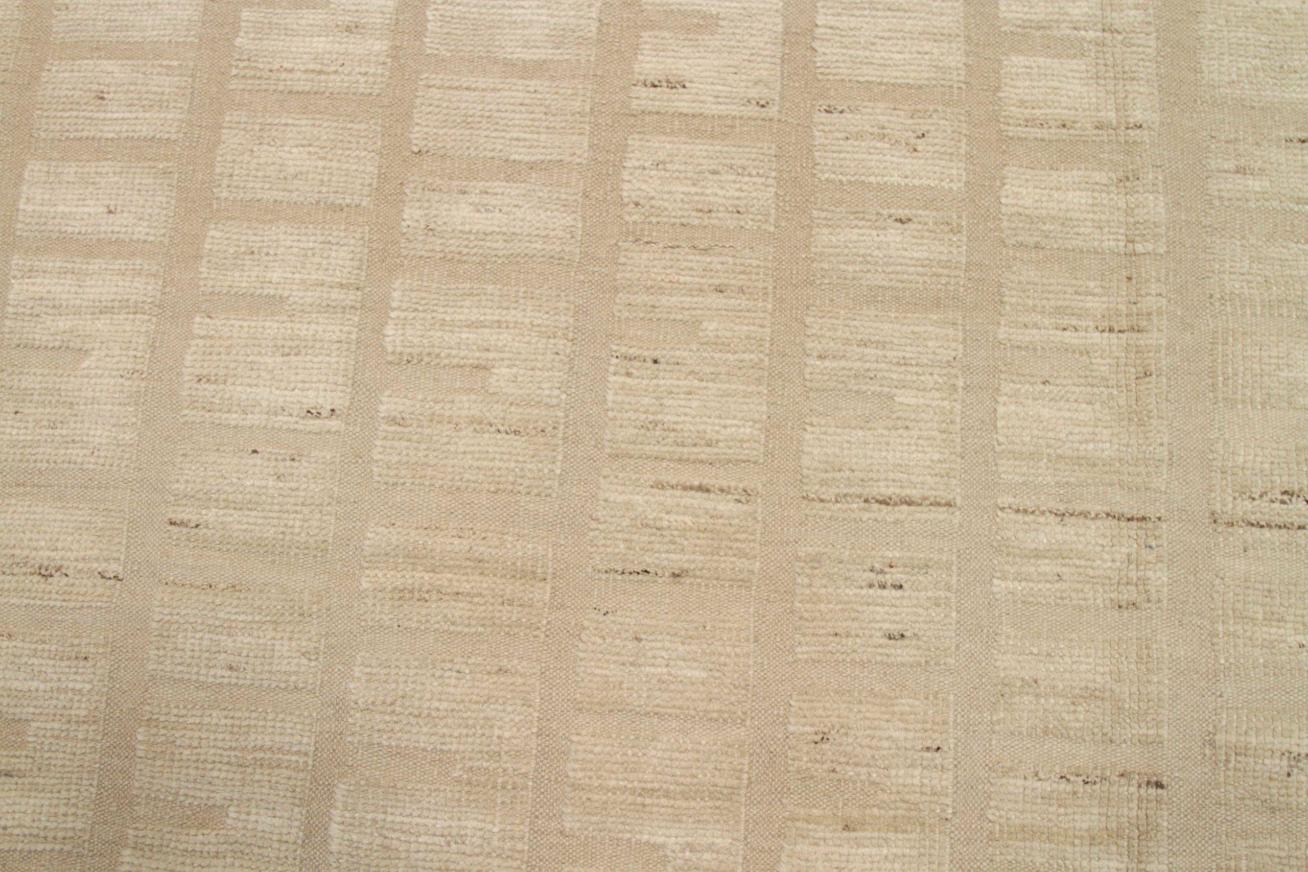 Afghanistan Marokkanisch Over Size Teppich CIRCA 1990 - Wolle Elfenbein Design - 92299 im Zustand „Hervorragend“ im Angebot in Dallas, TX