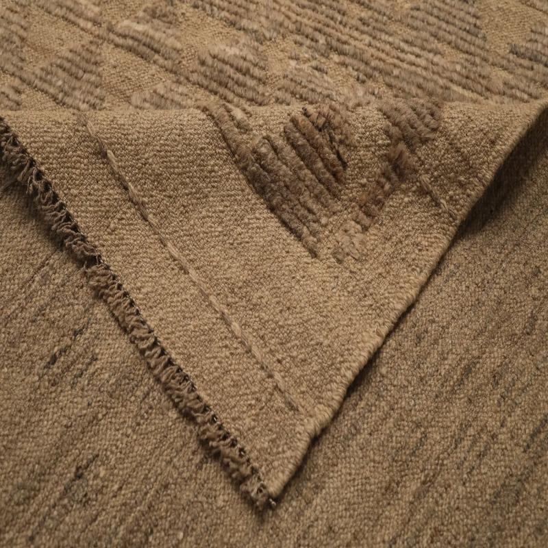 Afghanistan Marokkanischer Teppich in Übergröße - Wolle Brown Design - 98447 (Stammeskunst) im Angebot