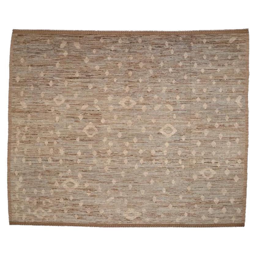 Tappeto Afghanistan Moroccan Over Size - Lana Marrone Avorio Design - 98458