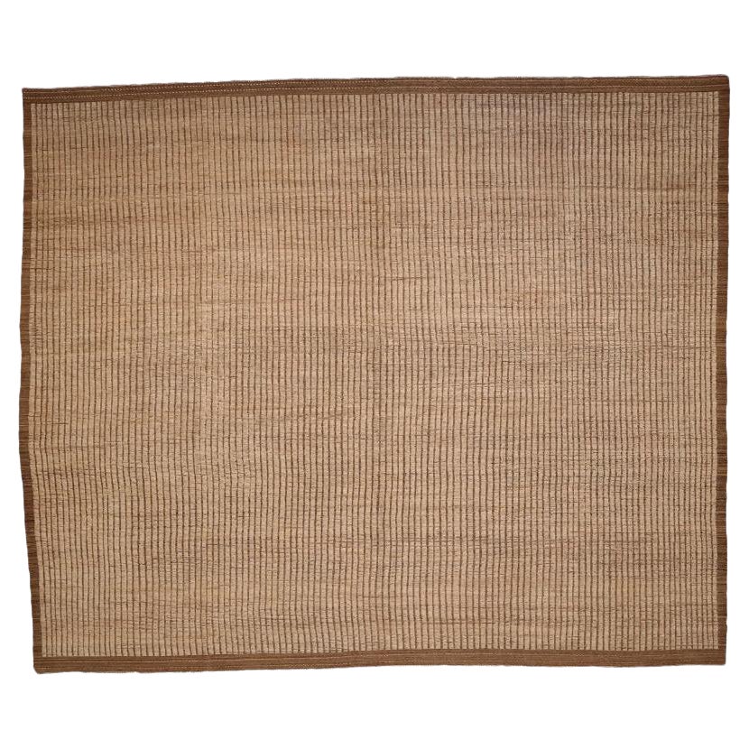 Tappeto Afghanistan Moroccan Over Size - Lana Marrone Avorio Design - 98459