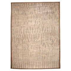 Tappeto Afghanistan Moroccan Over Size - Lana Marrone Avorio Taupe - 96347