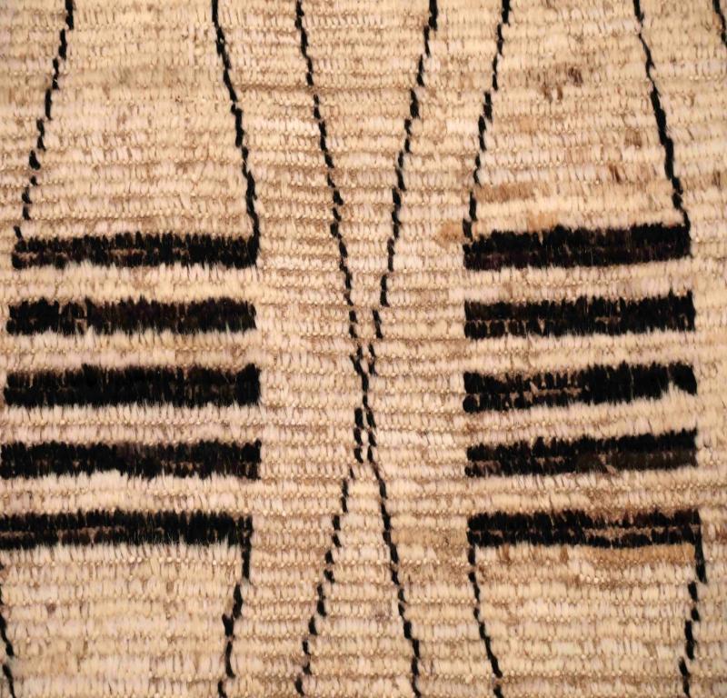 Afghanistan Marokkanisch Over Size Teppich - Wolle Elfenbein Design - 96331 (Stammeskunst) im Angebot