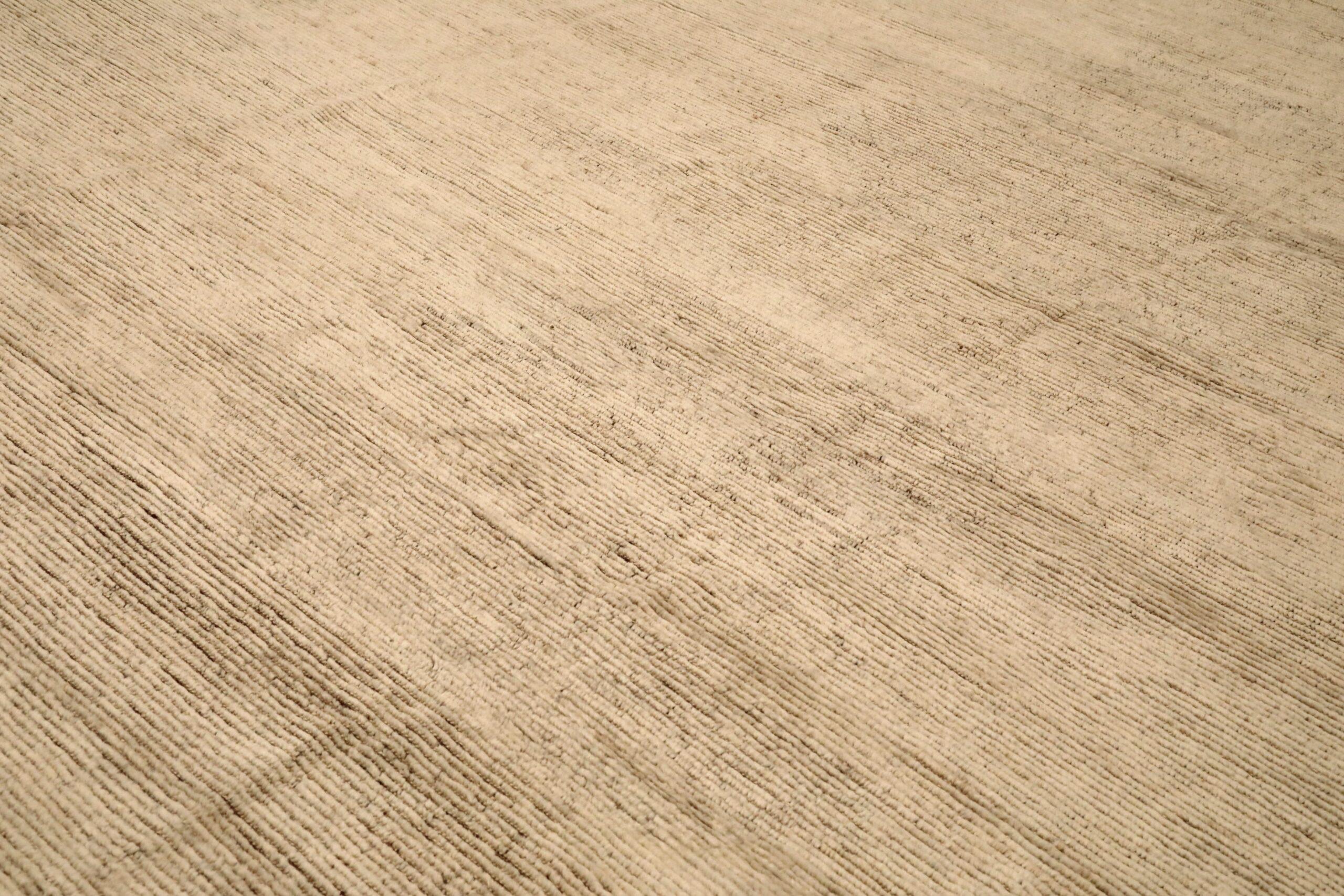 Tribale Tappeto Afghanistan Moroccan Over Size - Design Lana Avorio - 96525 in vendita