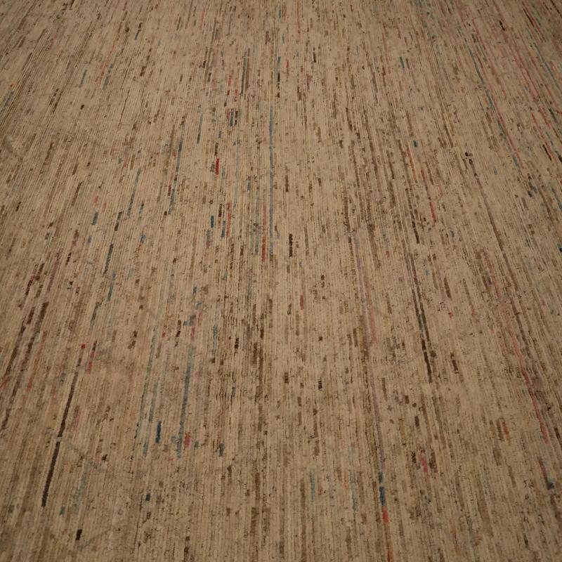Afghanistan Marokkanisch Over Size Teppich - Wolle Elfenbein Design - 98457 (Afghanisch) im Angebot